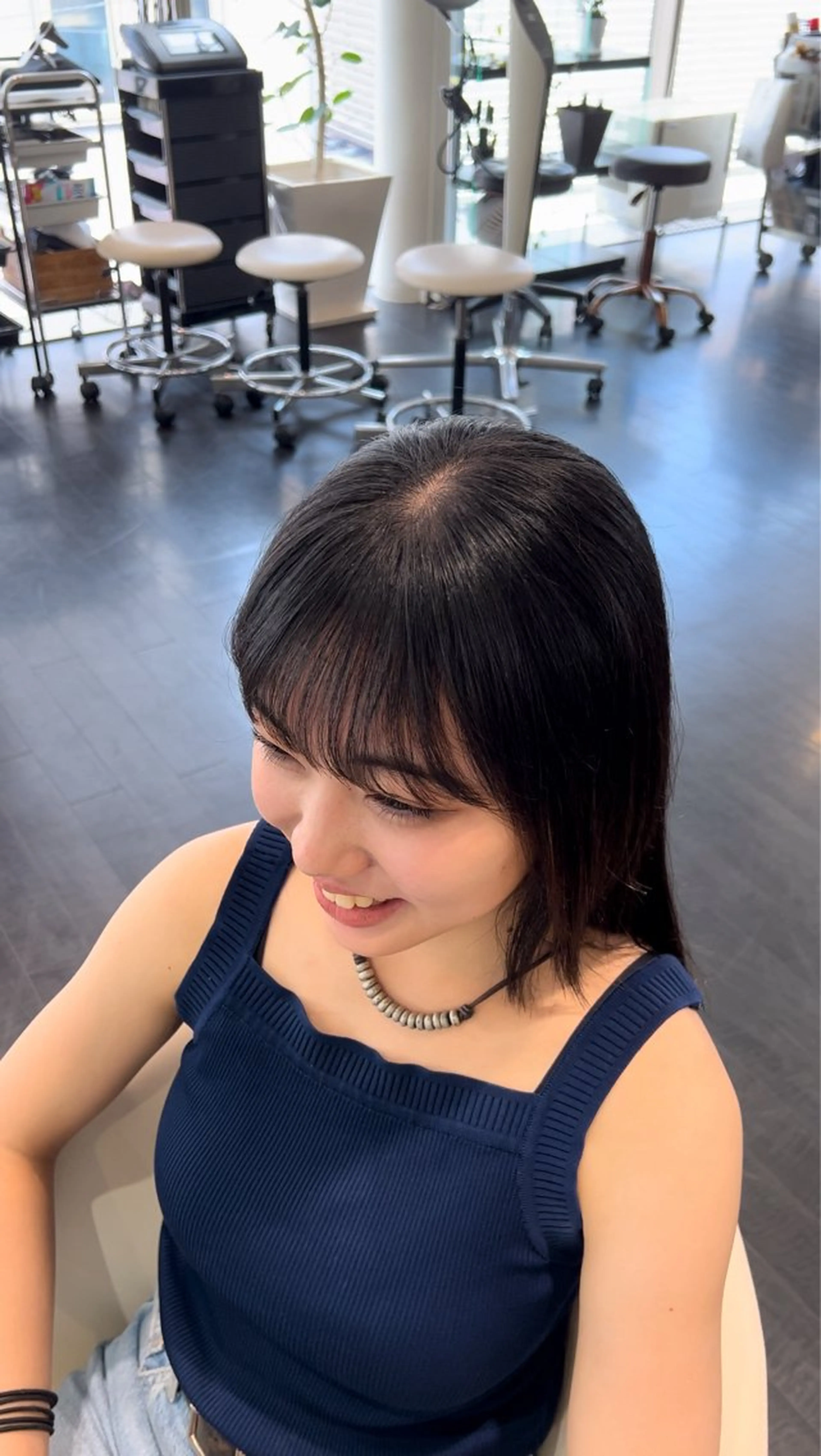 ショート パーマ カット 縮毛矯正 【髪質改善/縮毛矯正 /カラー】ホサカのヘアスタイル