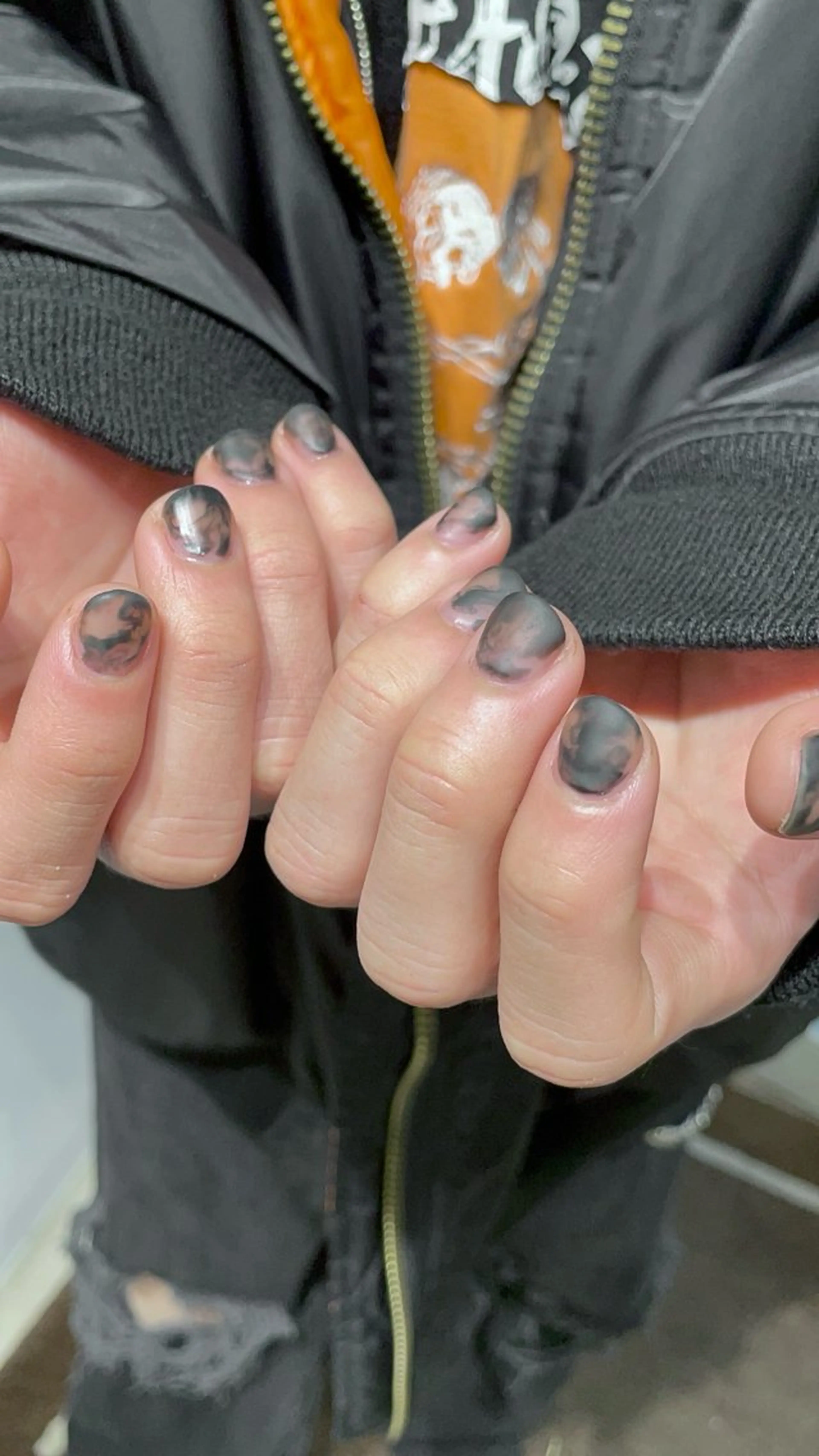 《nail》メンズワンカラーネイル〔デザイン+¥1100〕の写真