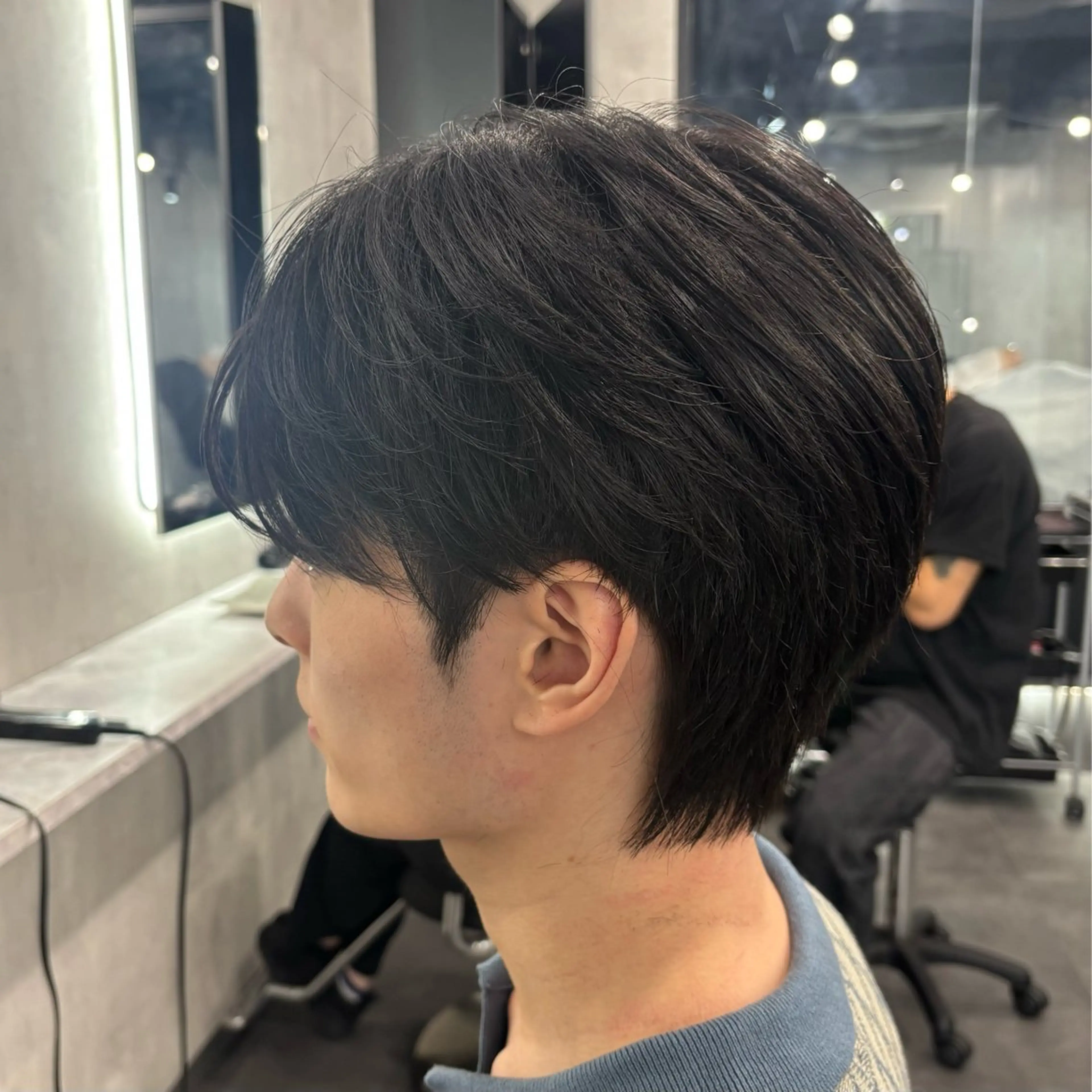 【今だけ限定価格‼️】カット🫧（刈り上げなしの韓国風センターパート）の写真