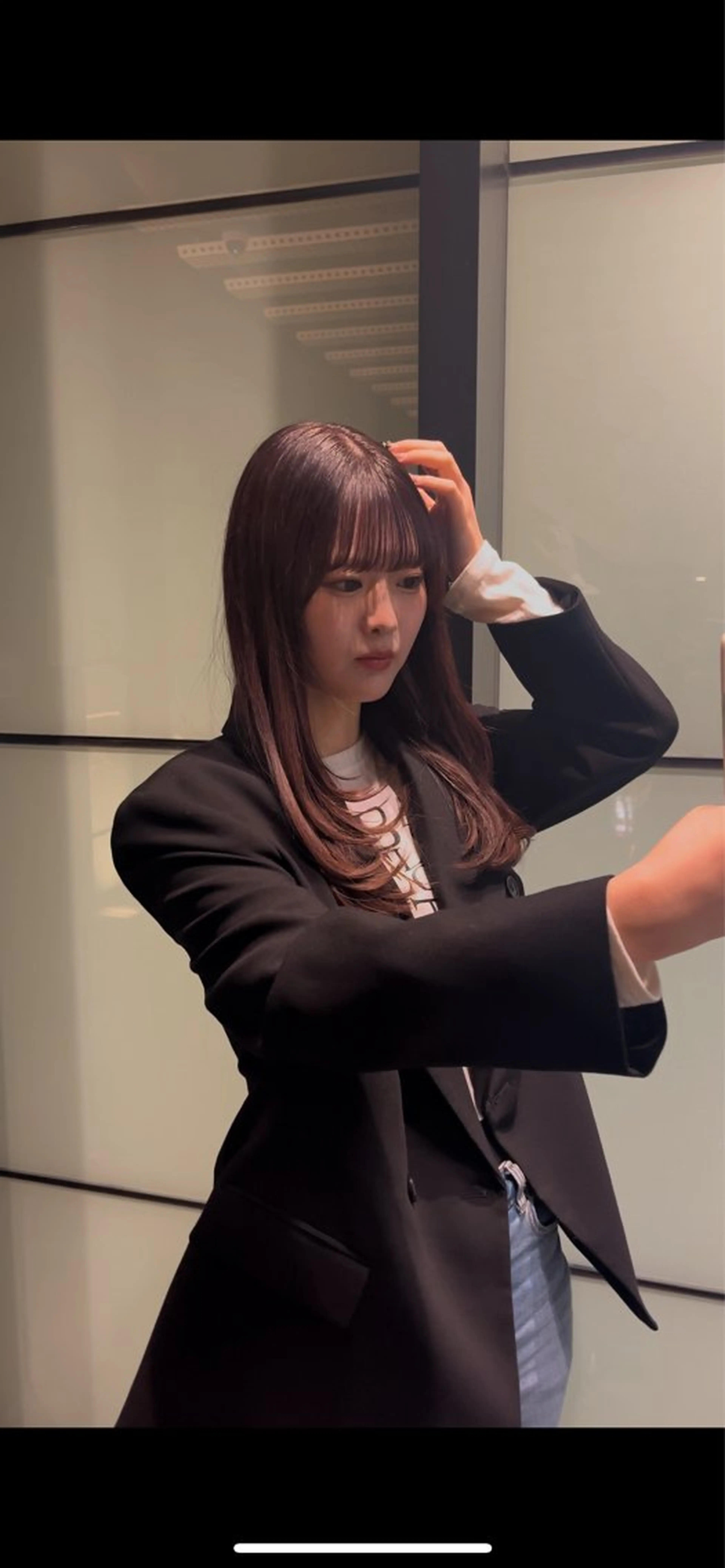 ロング レイヤーカット ロング ARUE所属・SATO KUREA ✨のヘアスタイル