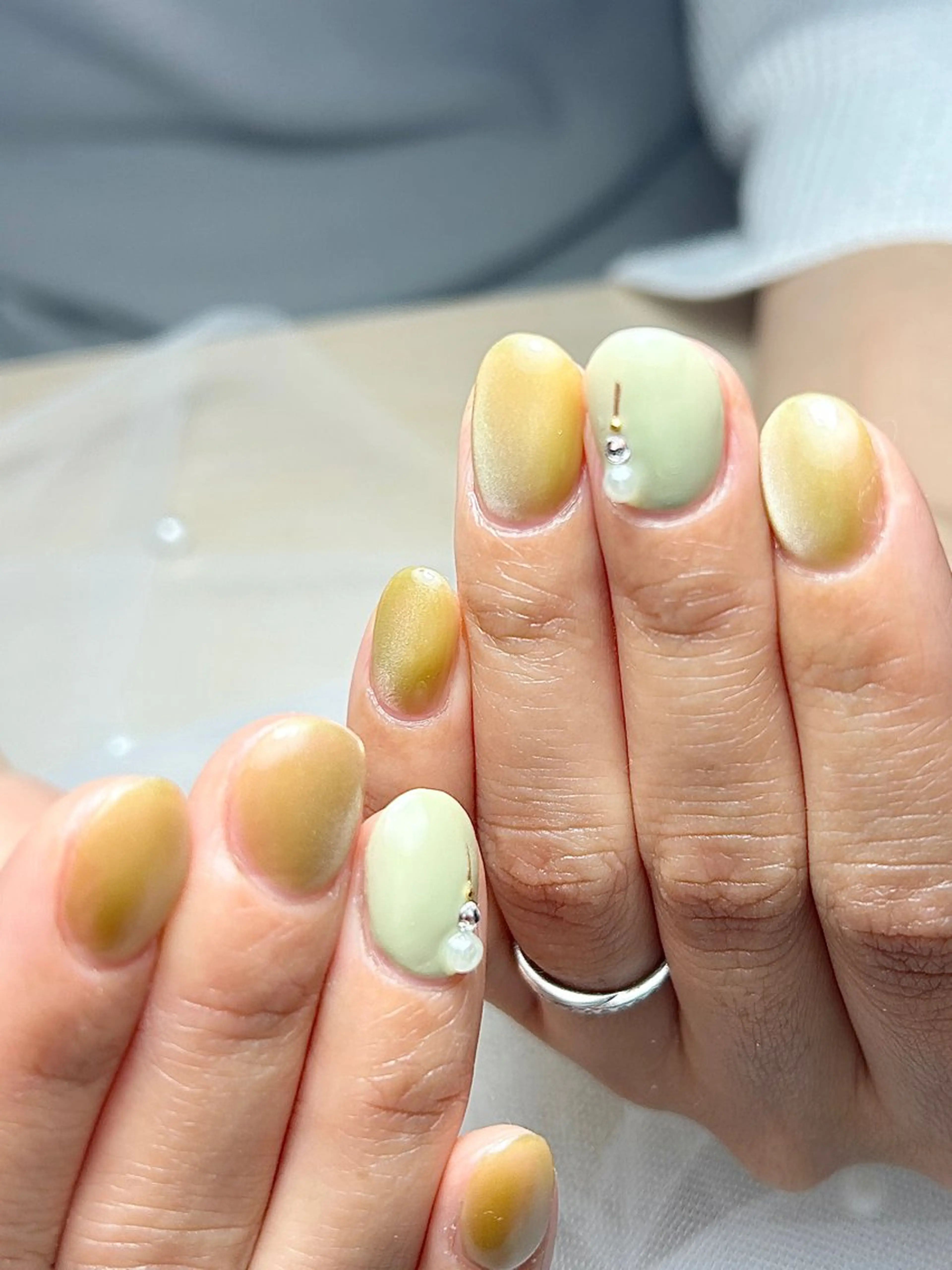 ネイル キラキラネイル マグネットネイル M. nailのネイルデザイン