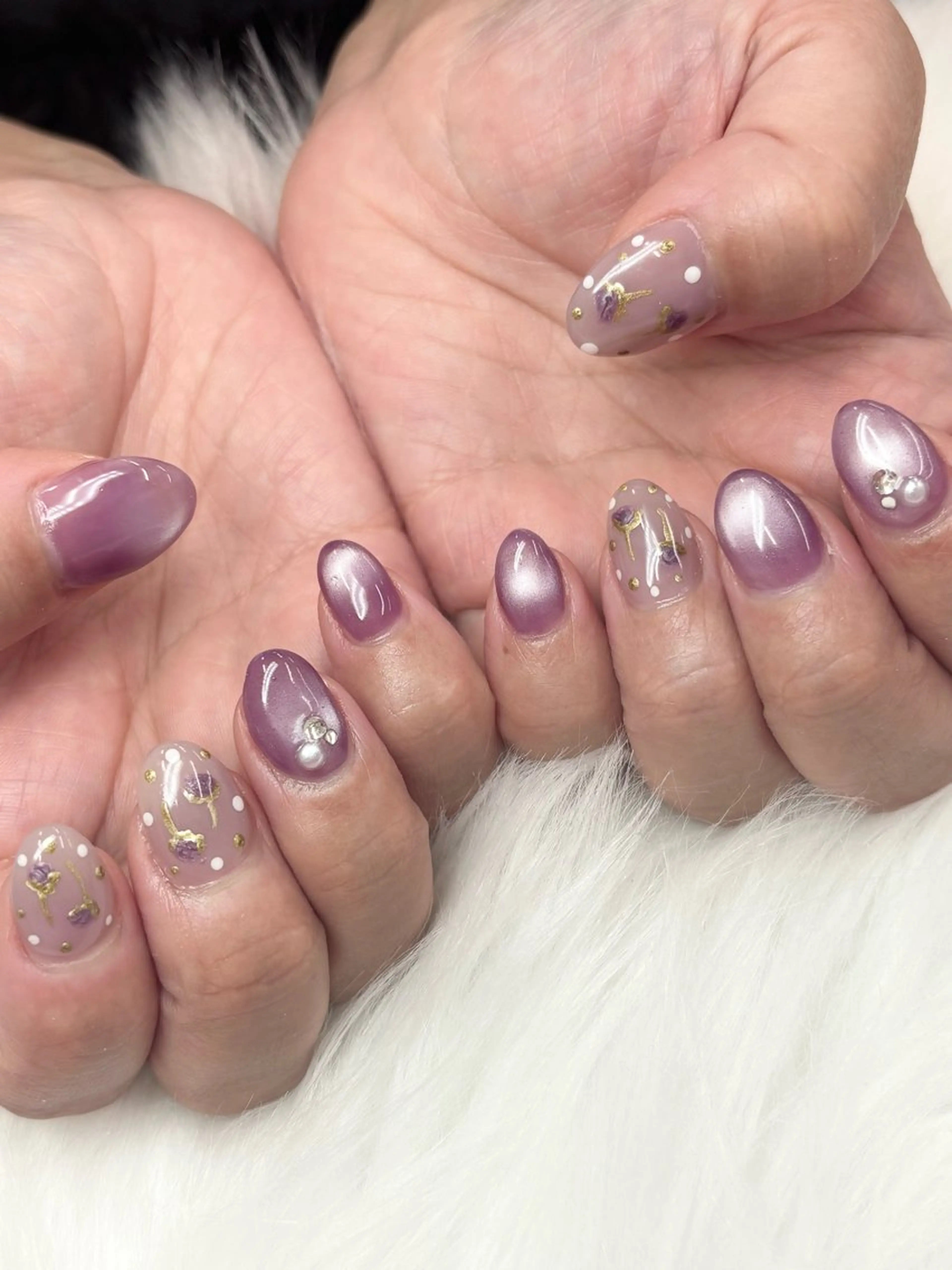 ミディアム nail salon Éclat所属・Éclat asukaのネイルデザイン