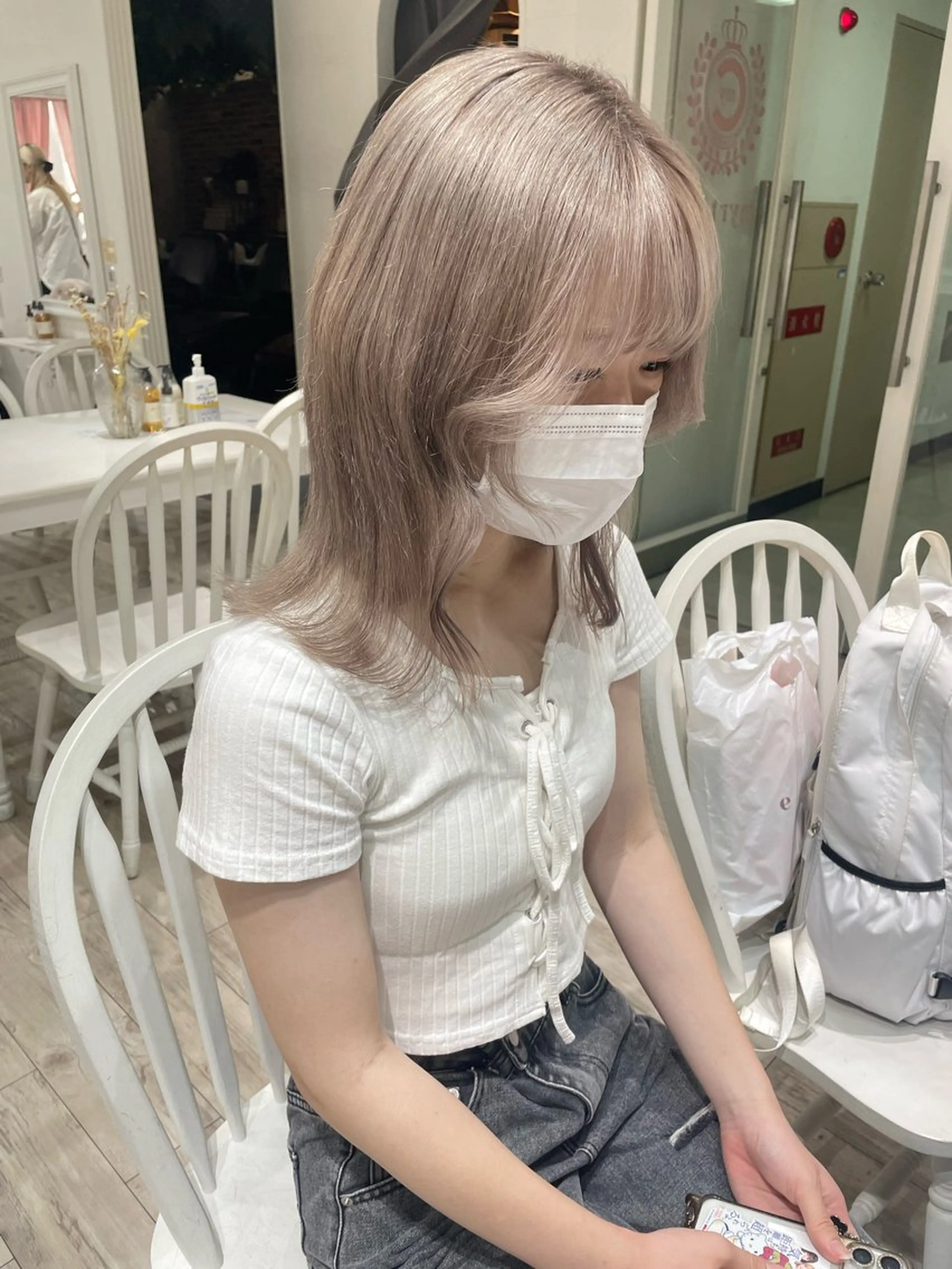 ミディアム カラー miyu /大阪美容室のヘアスタイル