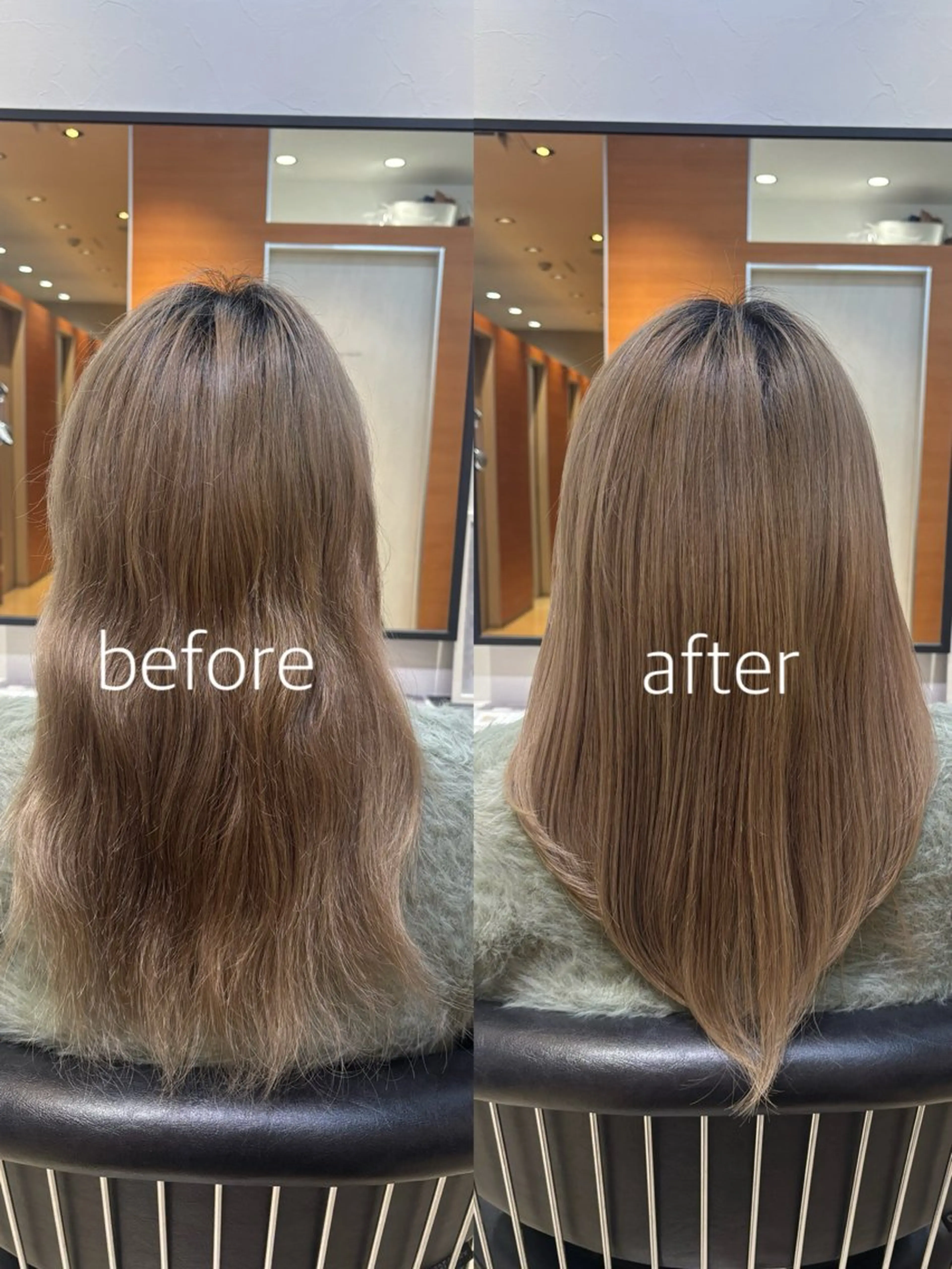 カット トリートメント 🫧いお/透明感 カラー/髪質改善🫧のヘアスタイル