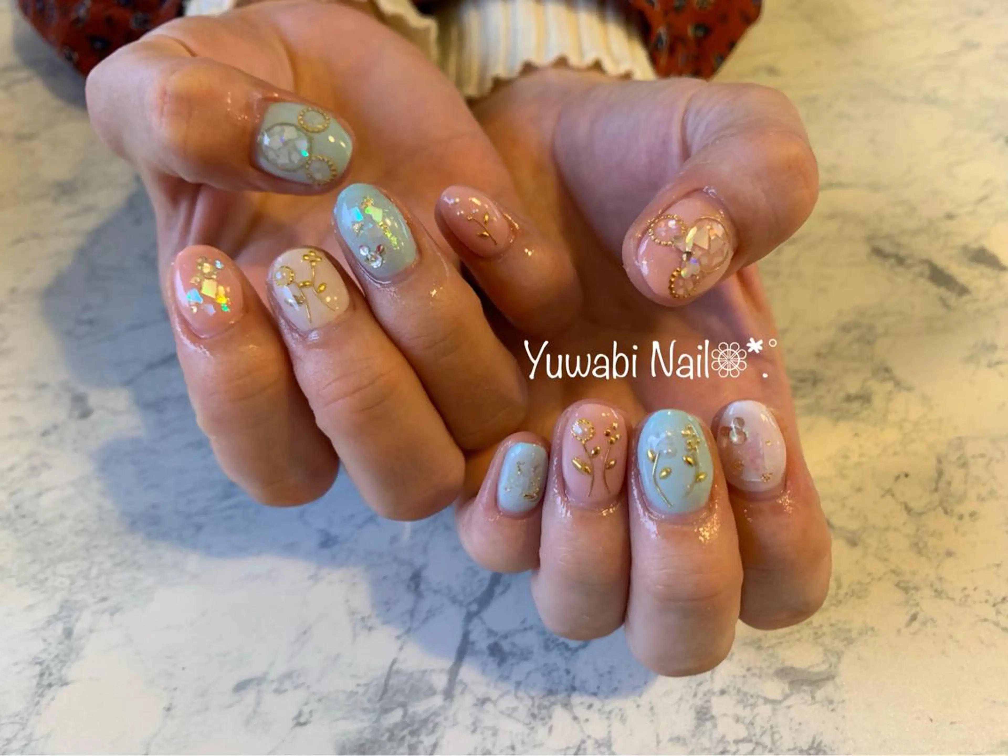 ネイル ハンドネイル フットネイル Yuwabi Nail所属・Mimore ミモア 水戸のネイルデザイン