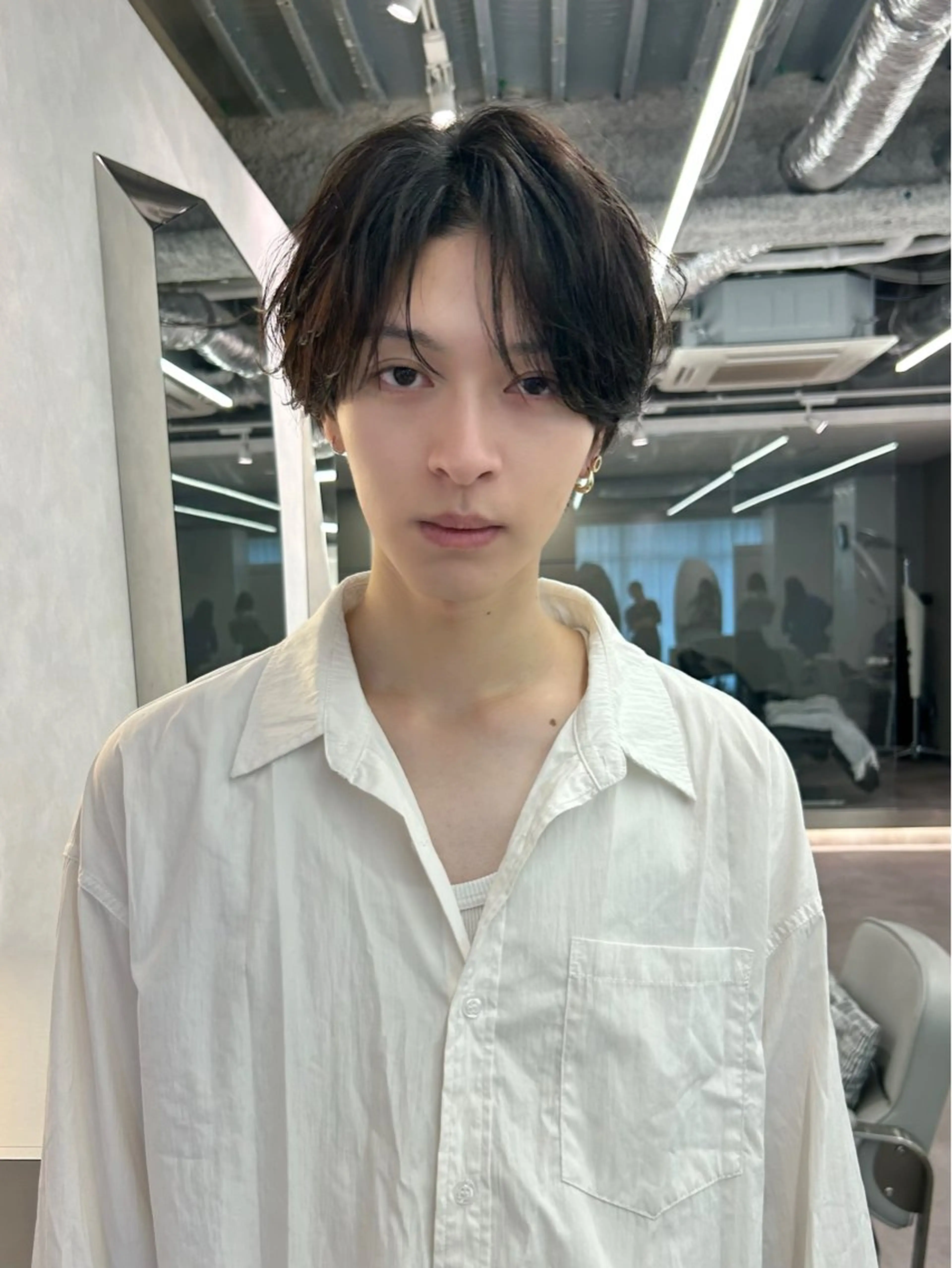 メンズ カット パーマ 横浜メンズ特化 田中リョウのヘアスタイル