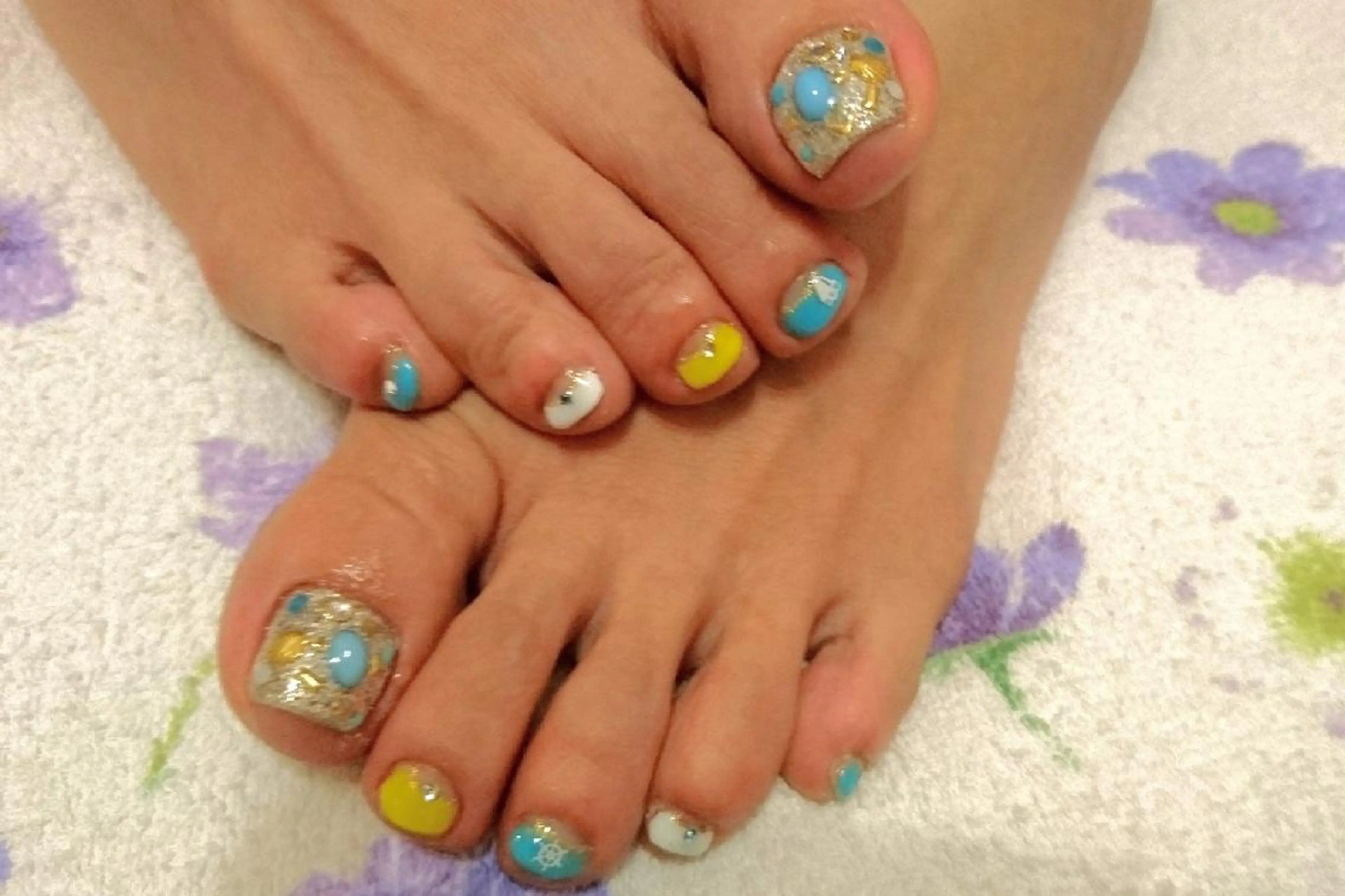 ネイル アートネイル フットネイル ジェルネイル あんきち    のネイルデザイン