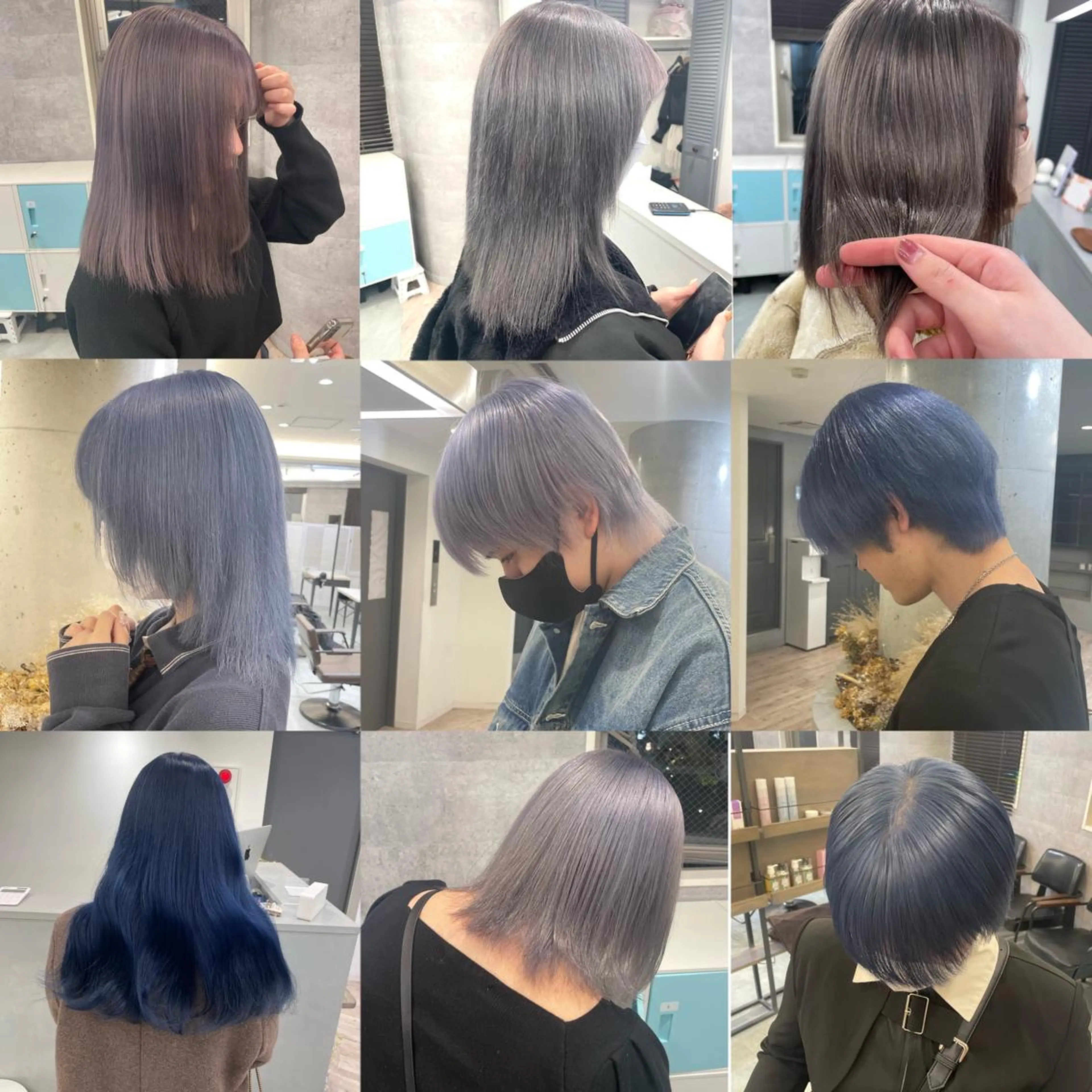 セミロング ヘアカラー トリートメント ♡似合わせハイトーン ♡maiのヘアスタイル