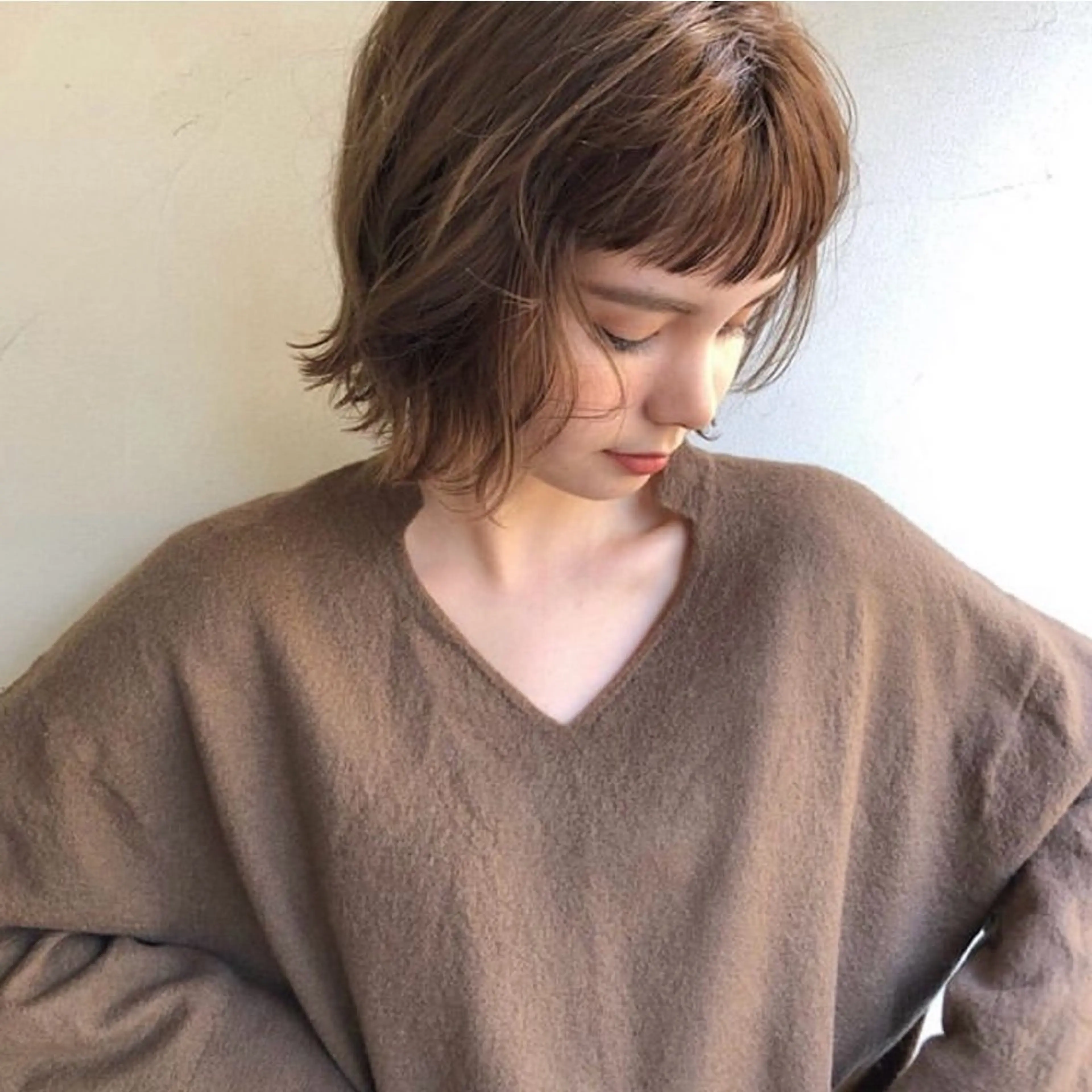 セミロング ヘアカラー ✨ブリーチなしダブル カラー✨Takeのヘアスタイル