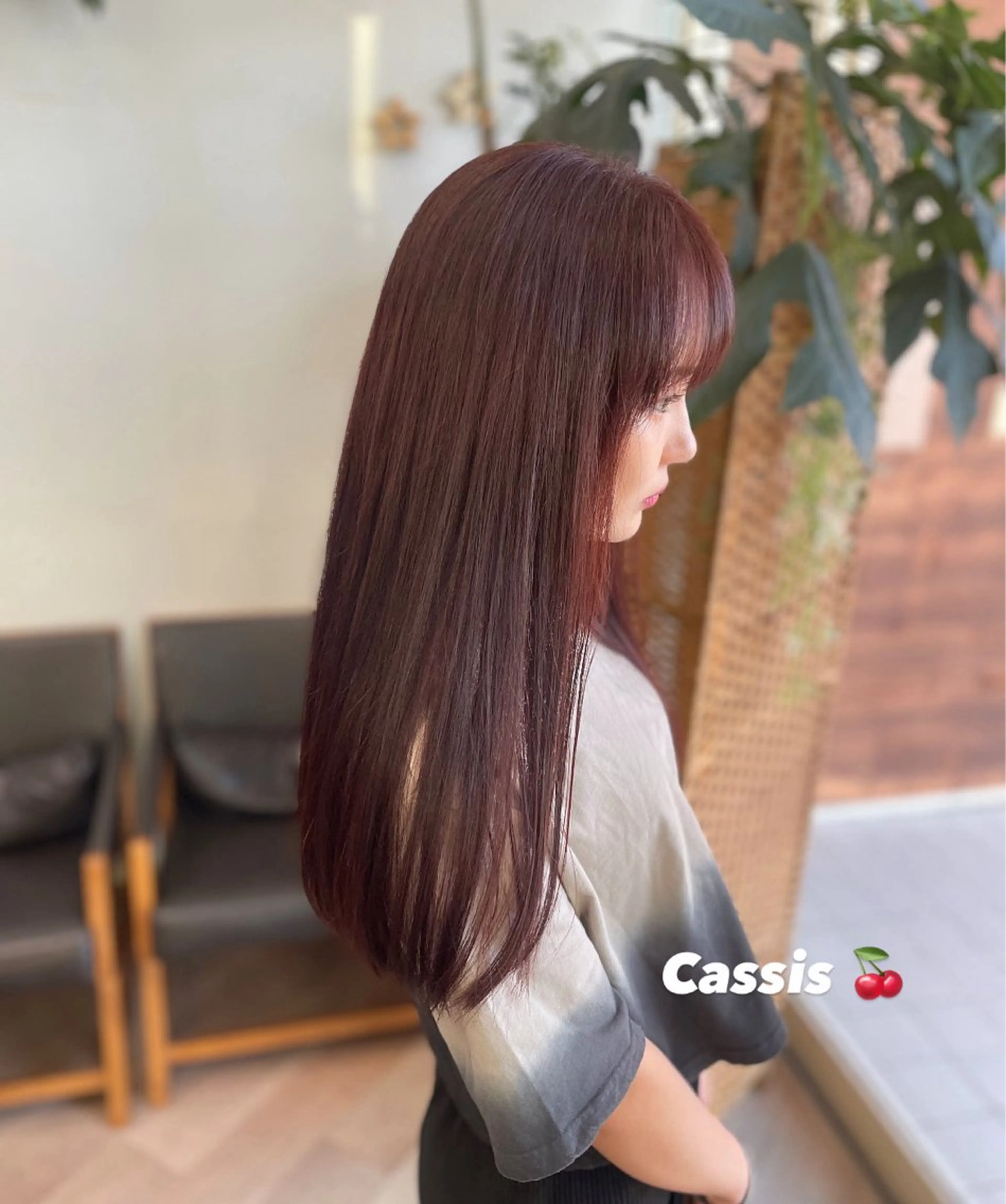 ロング シミズ カエデ🍁のヘアスタイル