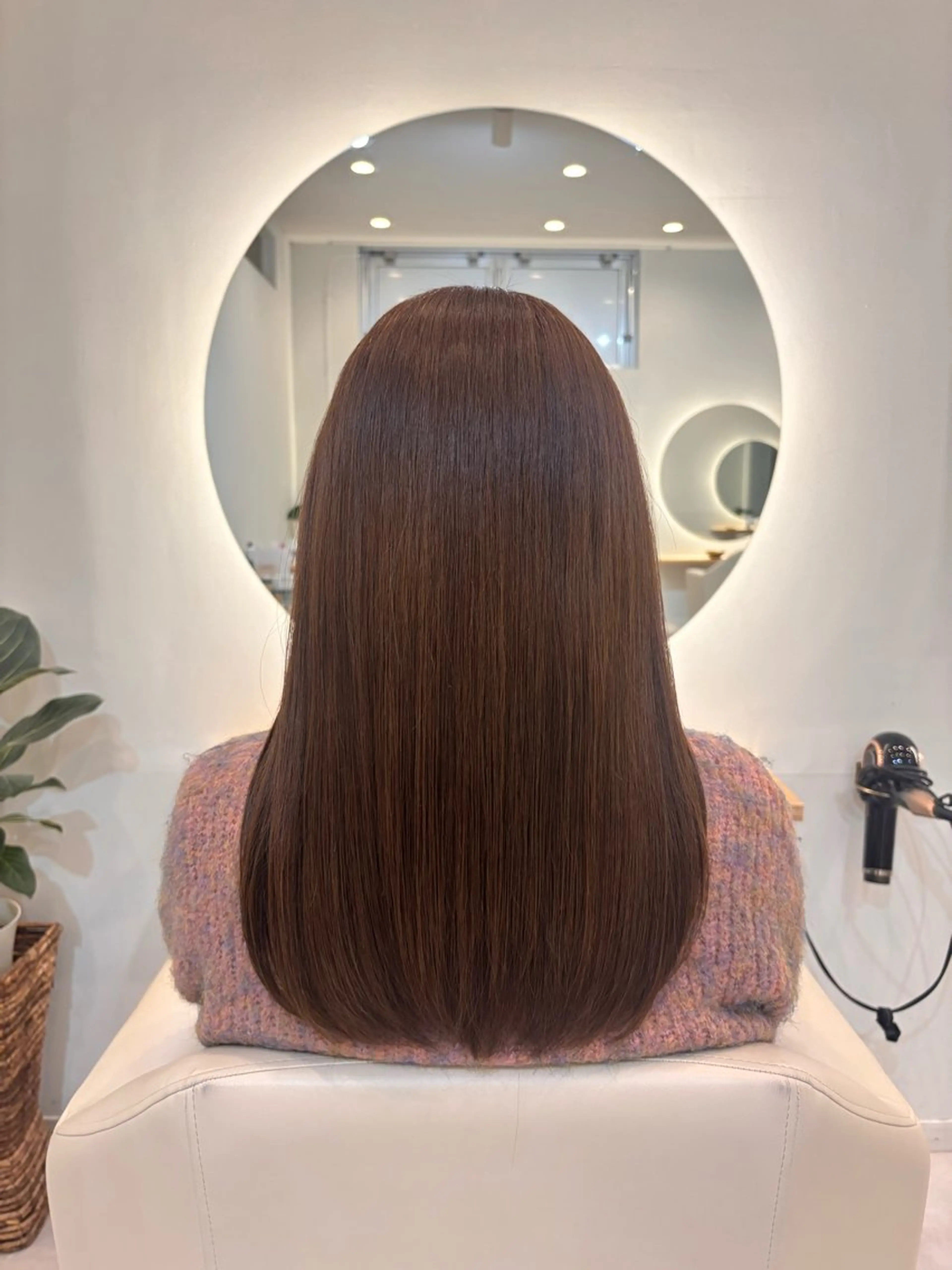 ロング ヘアカラー トリートメント lor.kyoto 奥村みゆきのヘアスタイル