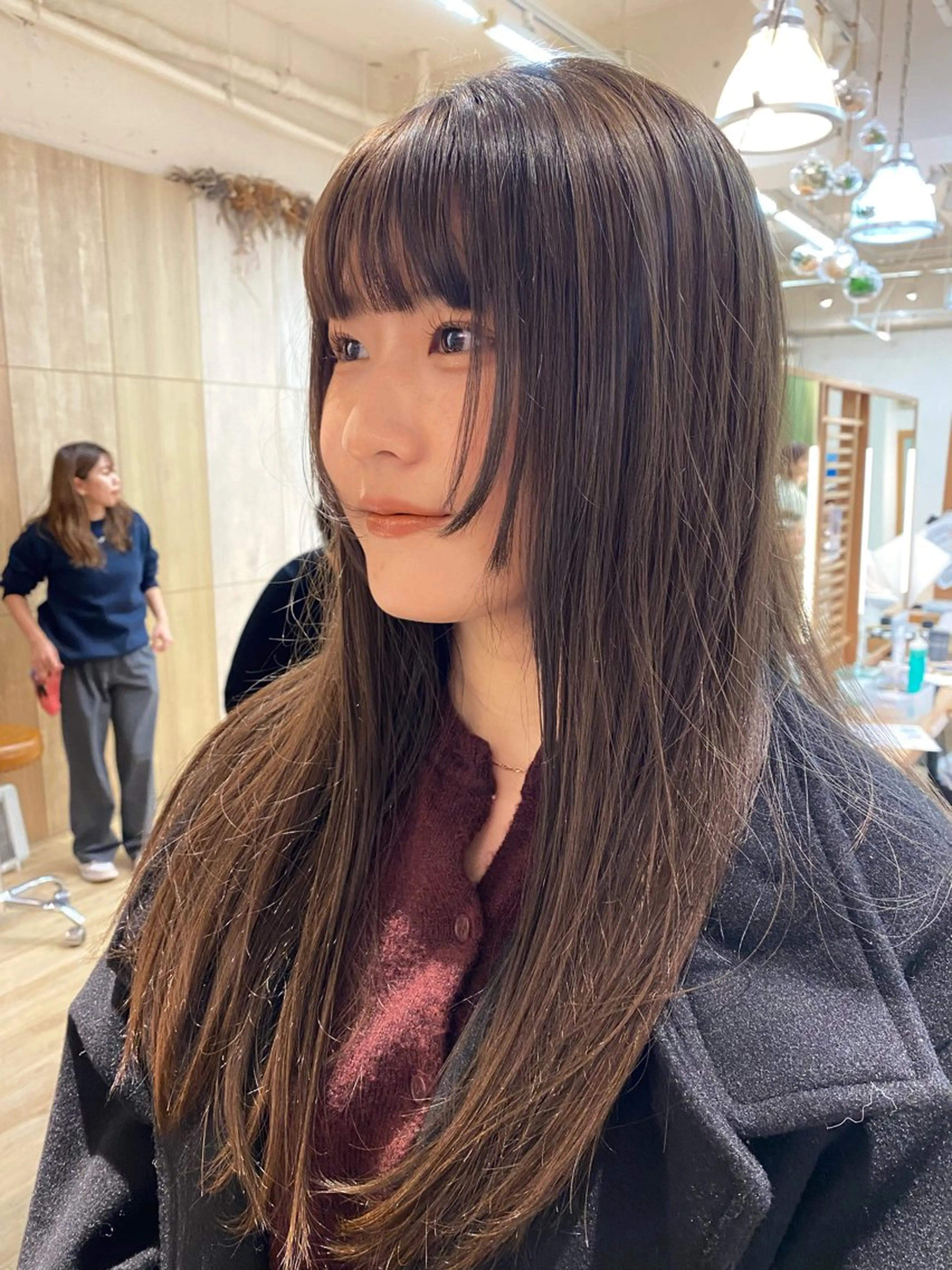 ロング カラー ヘアカラー ナチュラルヘア🫧 ナナミのヘアスタイル