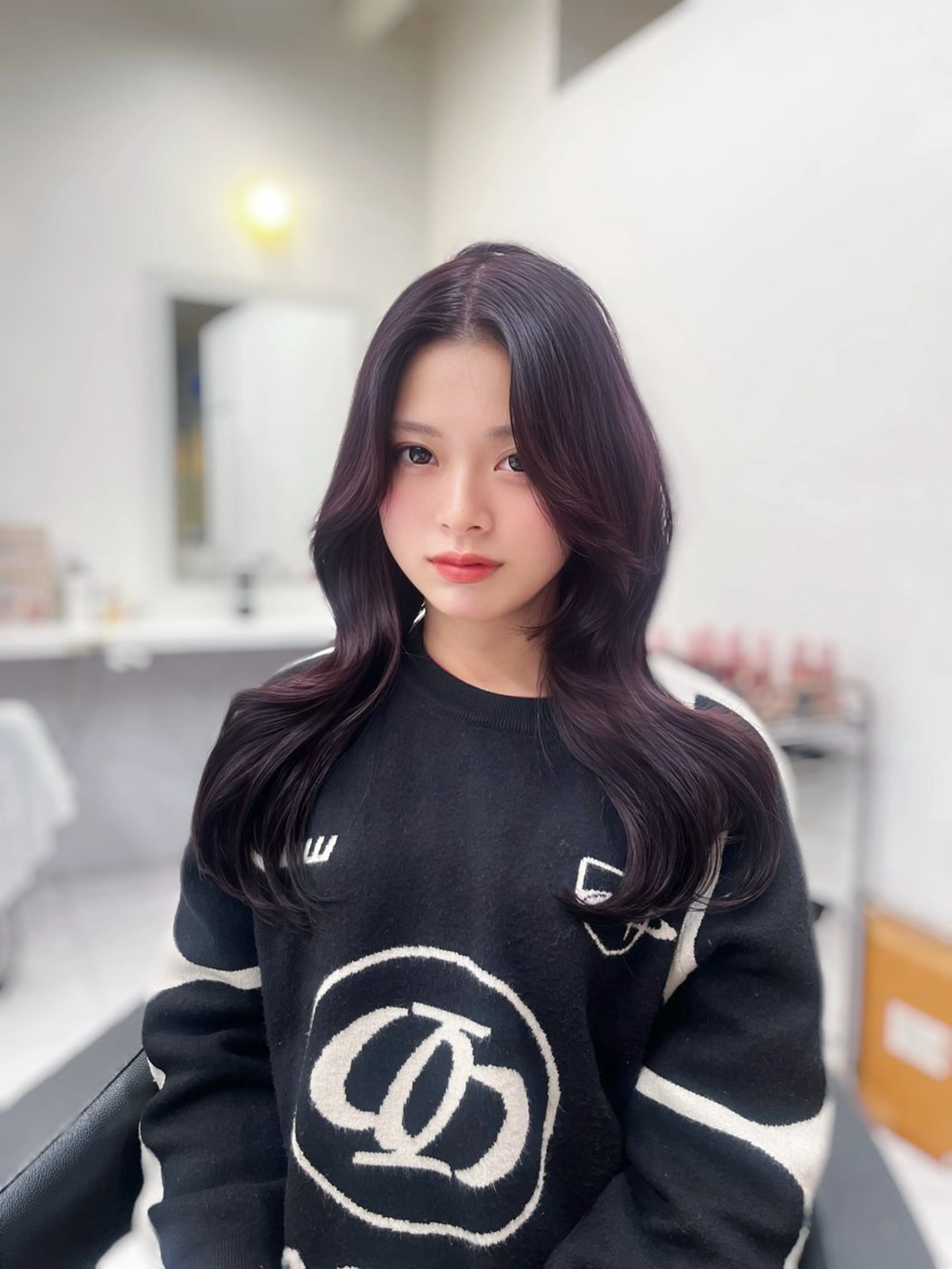 カラー ヘアカラー トリートメント 🥀韓流暖色ヘア 🥀yuzukiのヘアスタイル