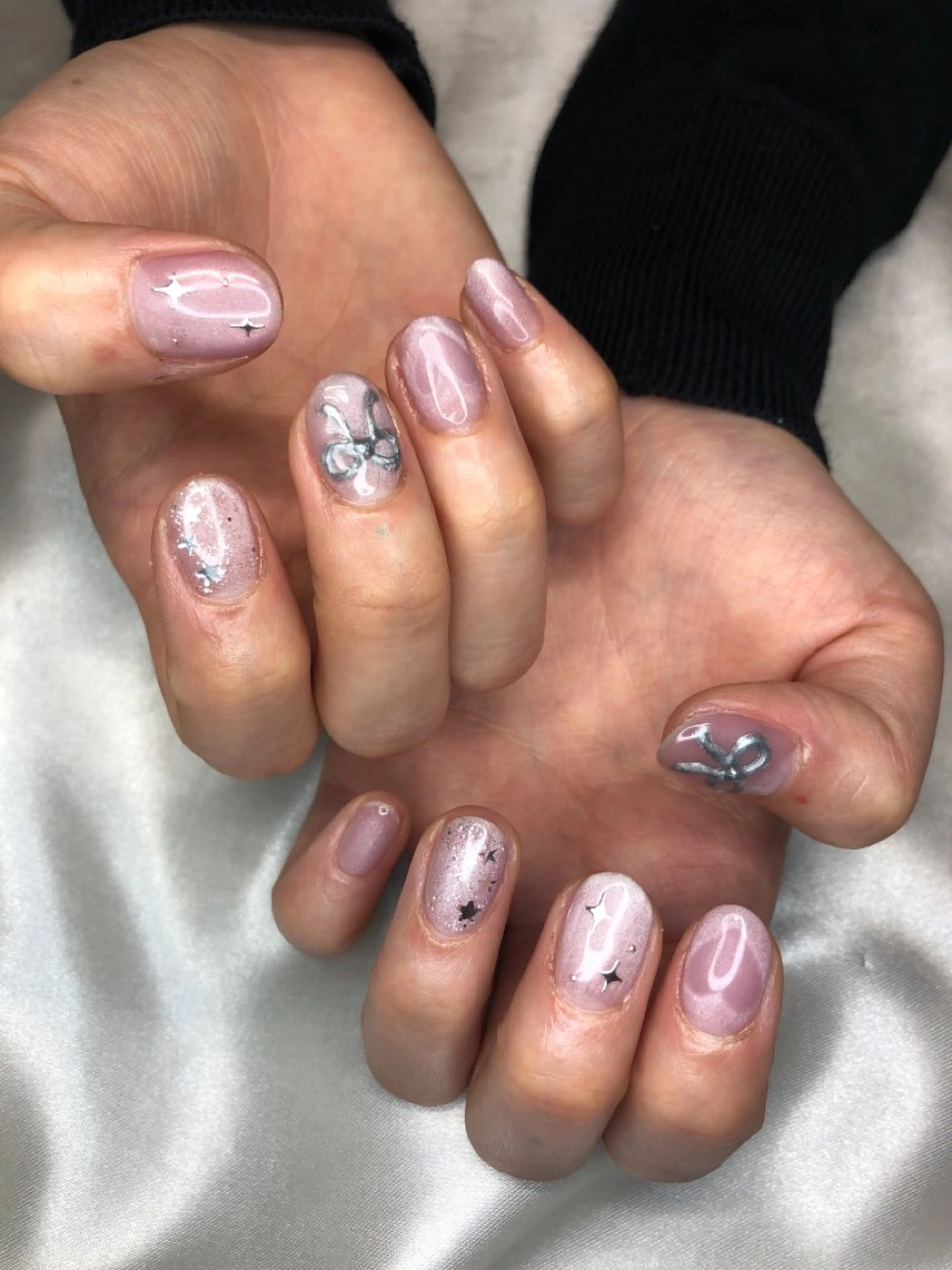 ネイル 持ち込み ハンドネイル mi chiのネイルデザイン