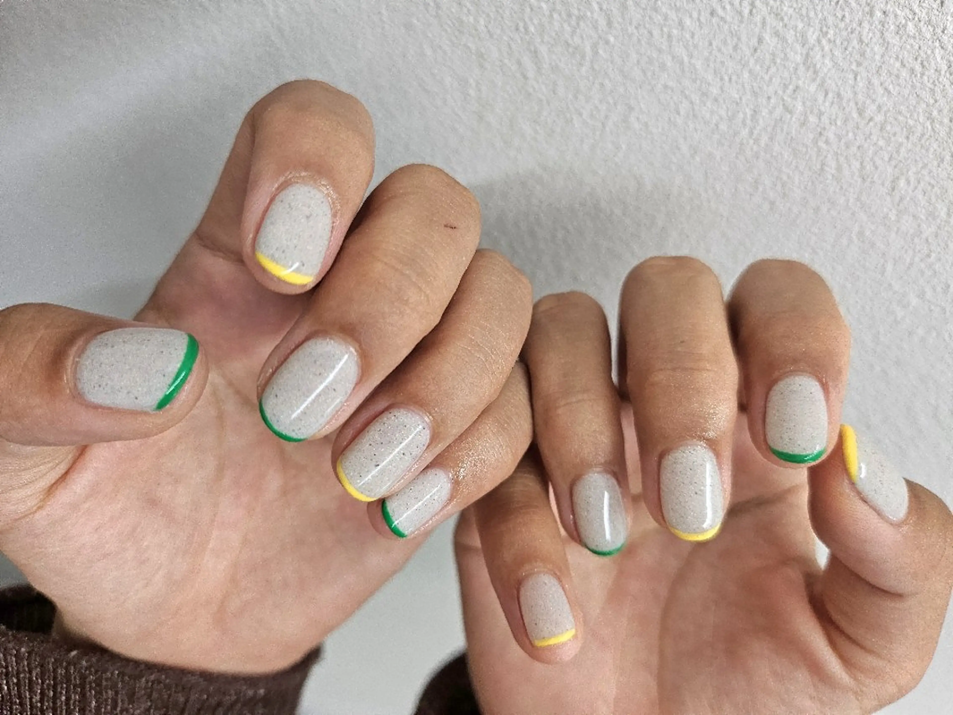 ネイル フレンチネイル ジェルネイル パラジェル 夏ネイル ハンドネイル puku nail 🌼kazu🌼のネイルデザイン