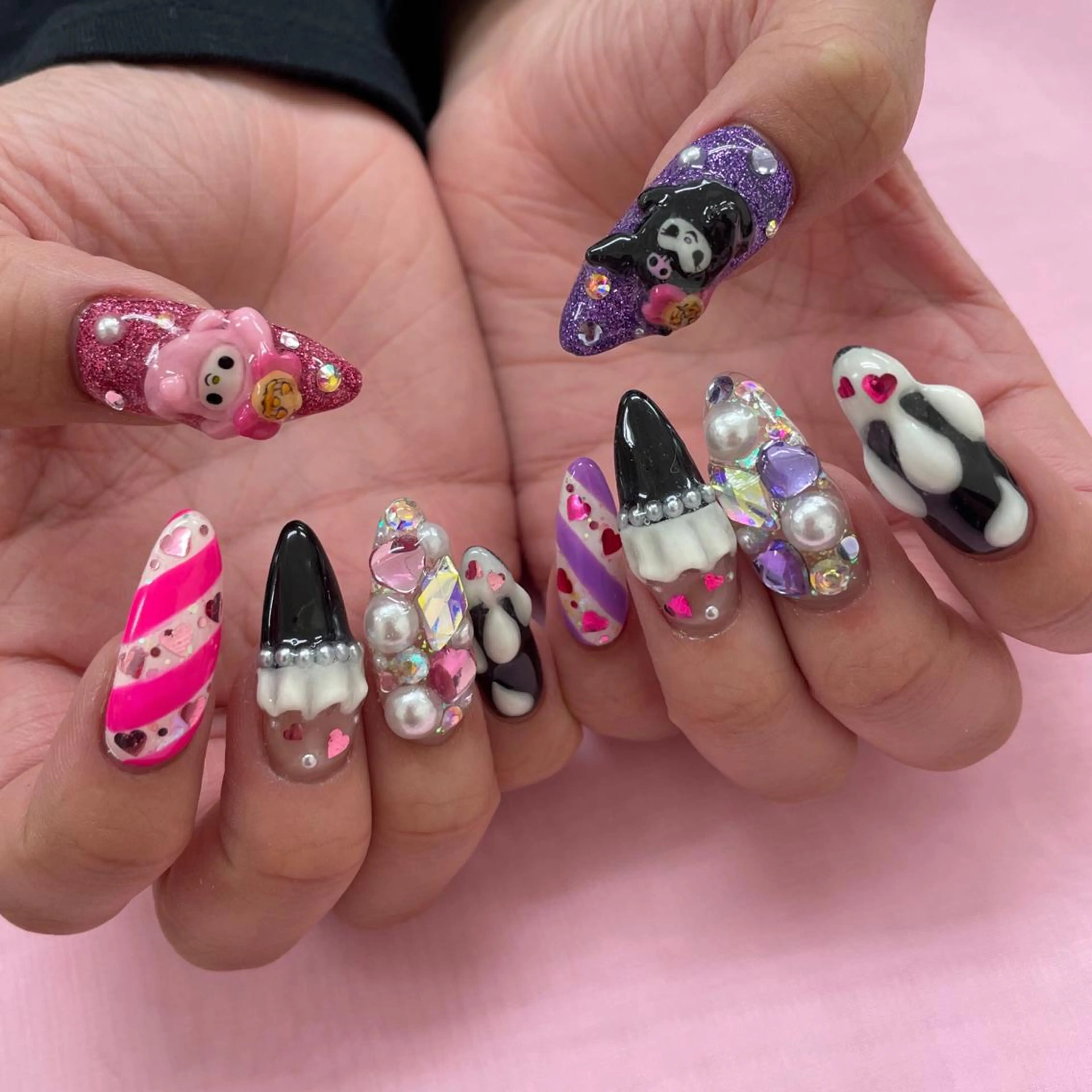 ネイル ハロウィン ハンドネイル 五十嵐 美智のネイルデザイン