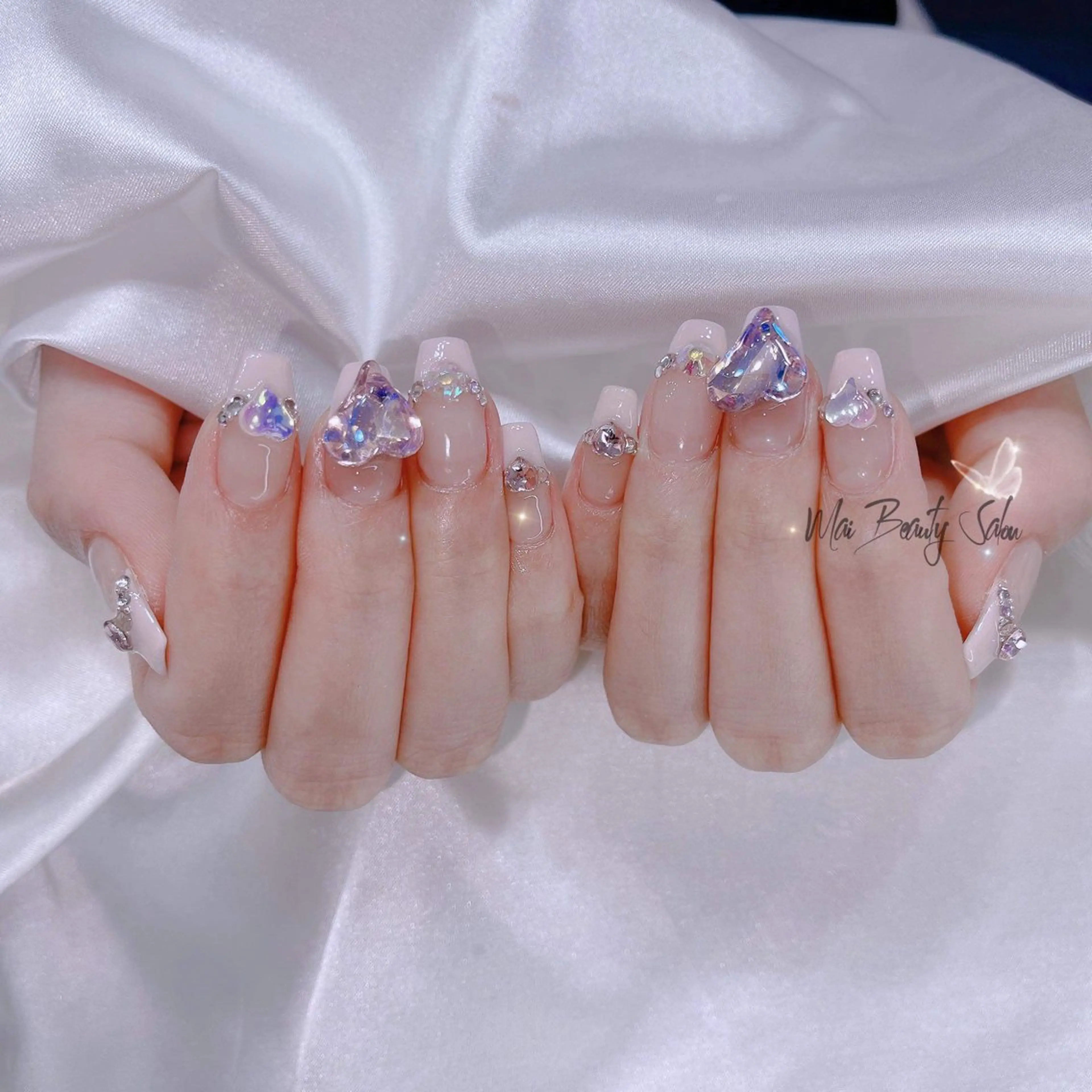 ネイル チークネイル ジェルネイル 韓国ネイル マグネットネイル パラジェル ハンドネイル フットネイル MaiBeauty To  Toのネイルデザイン