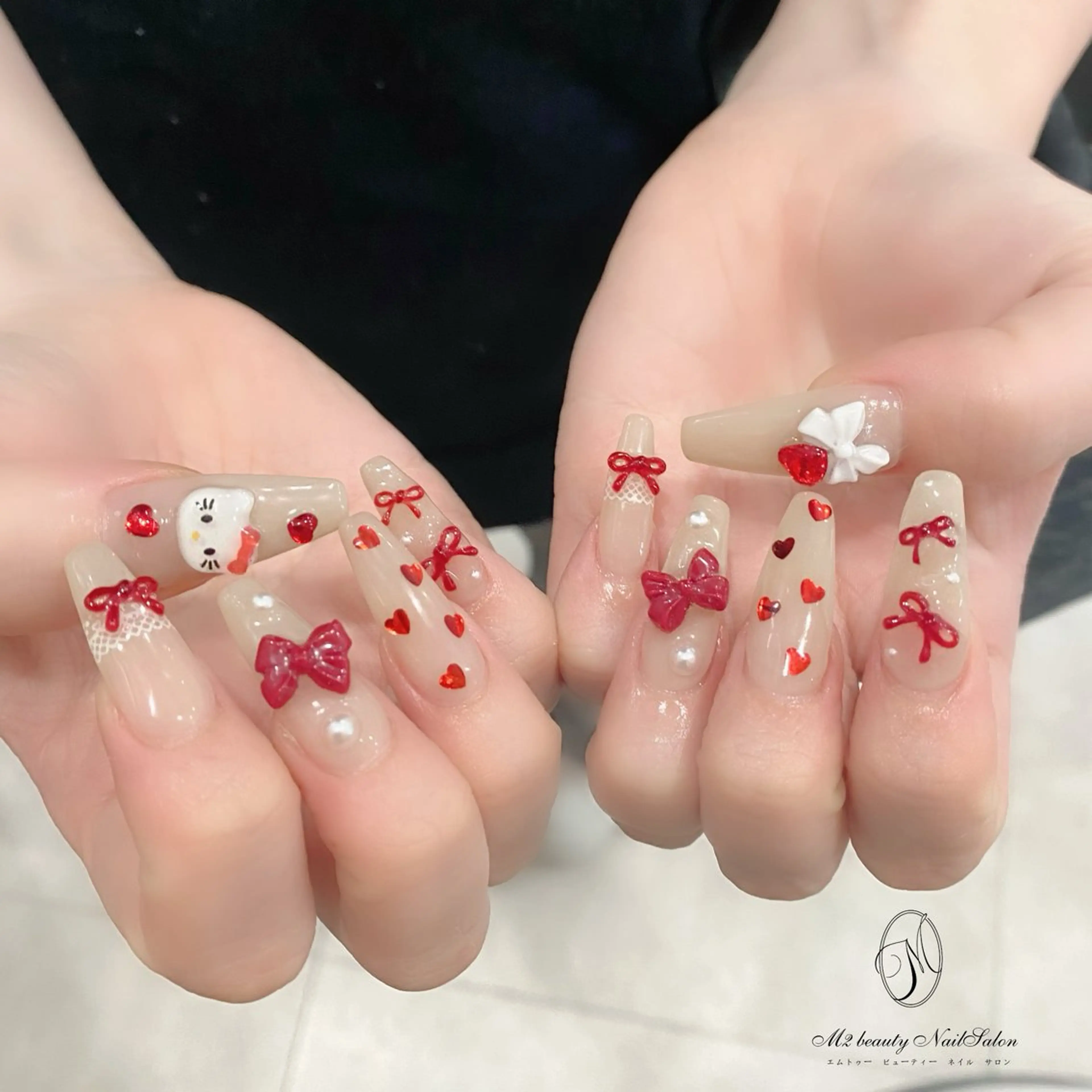 【HANDオフあり】90分パーツ付け放題+ワンカラーorラメグラ¥9500→¥8000の写真