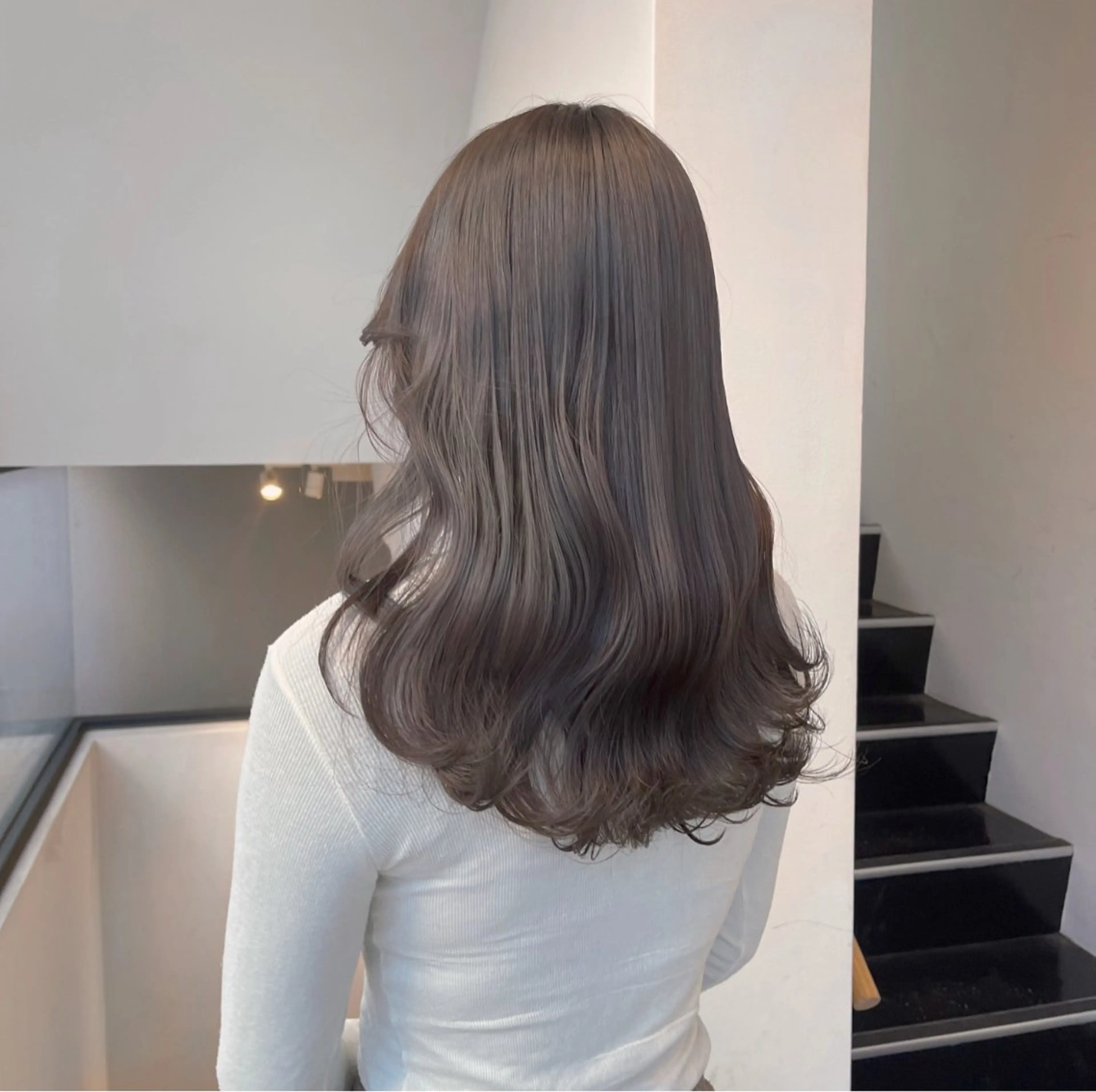 🎀前日当日予約限定🎀 艶カラー+カット+質感トリートメントの写真