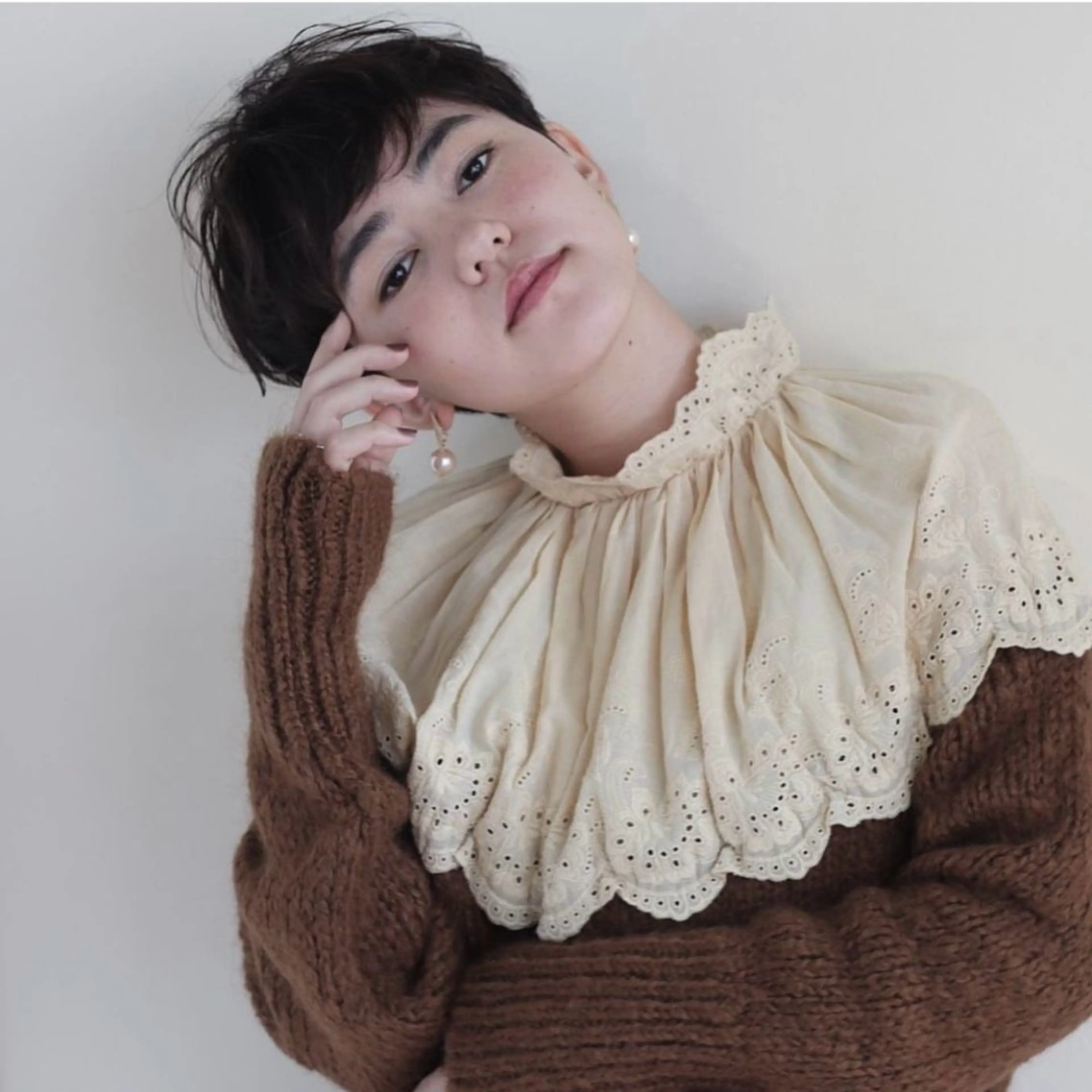 ショート ショートヘア ミニボブ/カット モデル/渋谷/ 宍戸のヘアスタイル