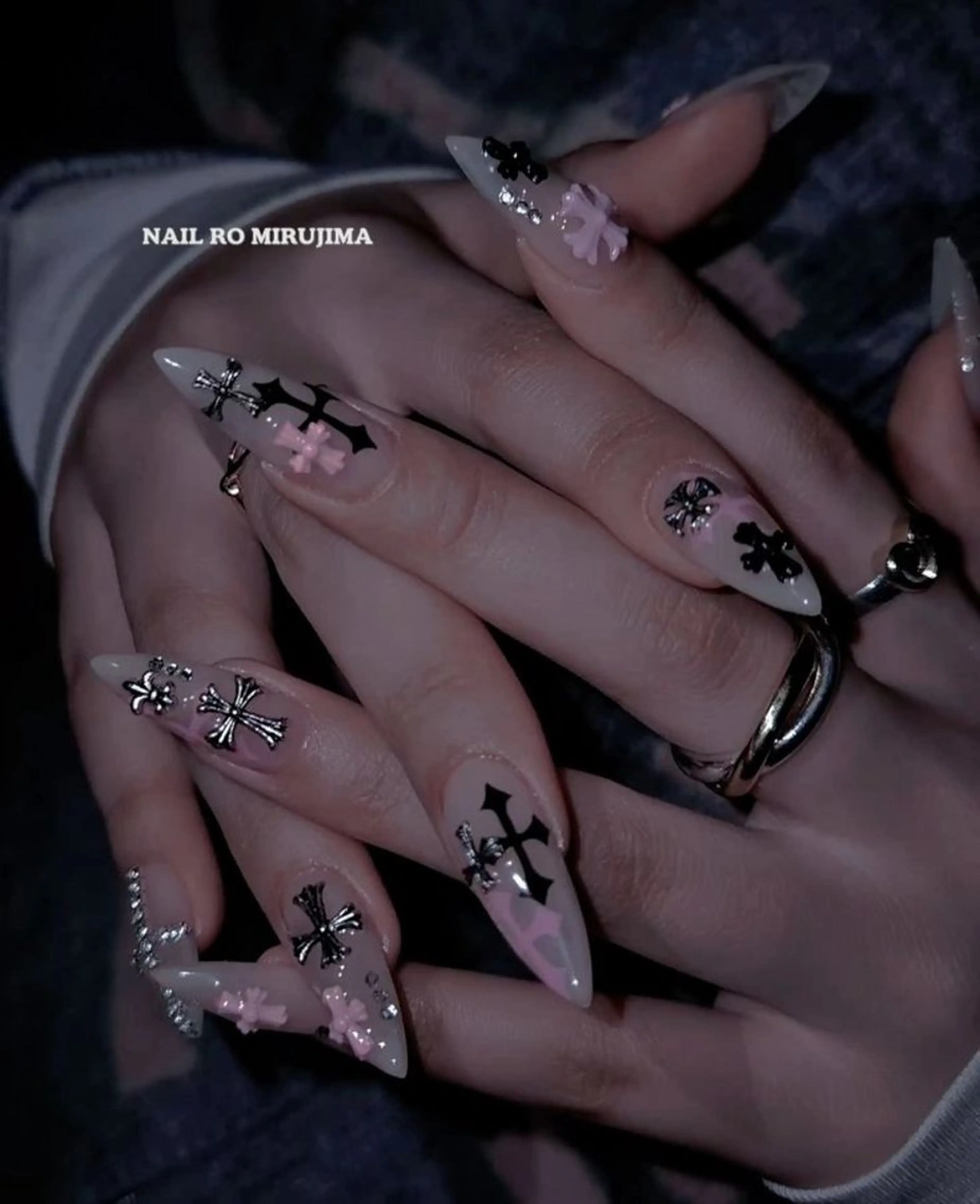 ネイル ハンドネイル ROSE ANA CHUO 本川越のネイルデザイン