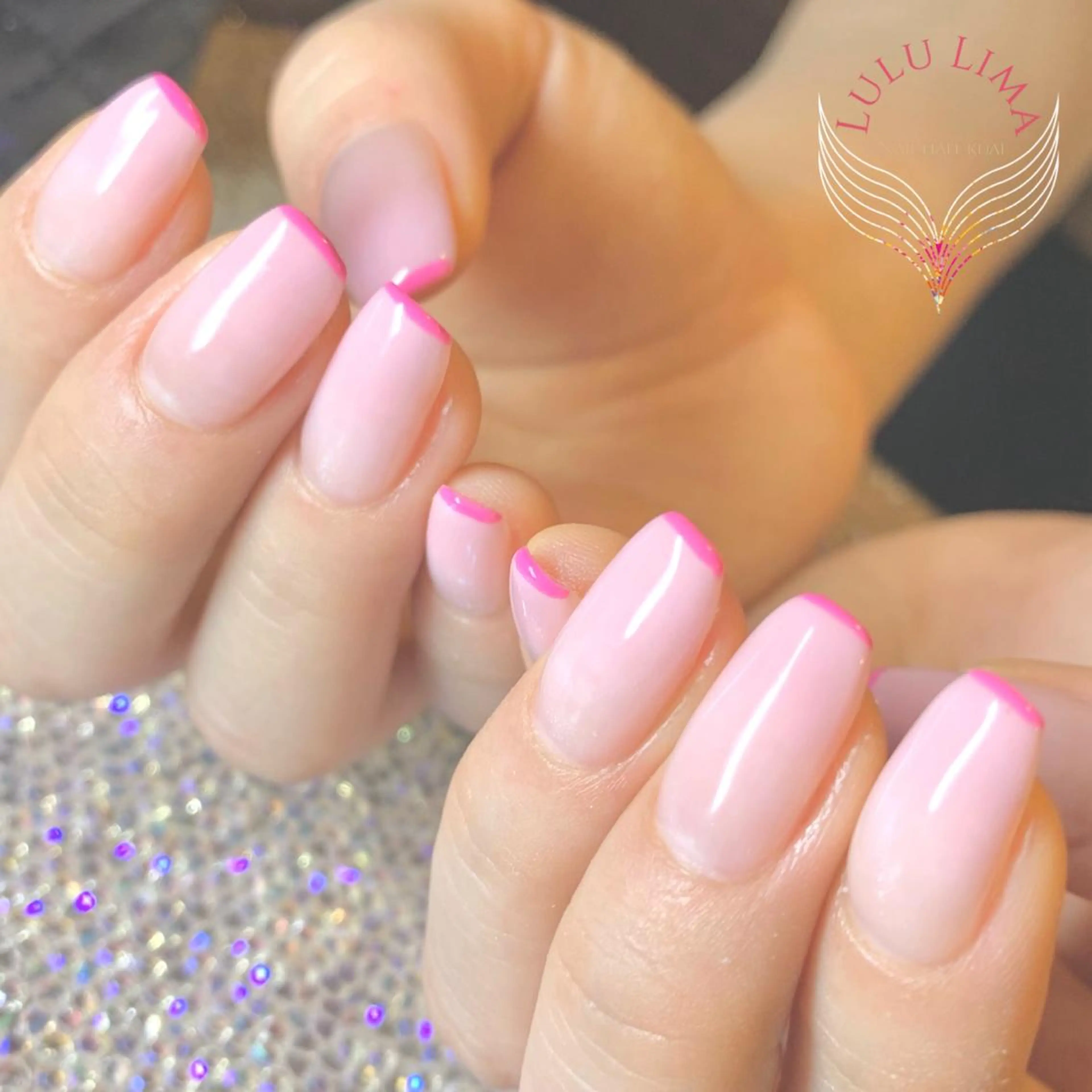 ネイル フレンチネイル グラデーション ハンドネイル ハンドケア LULU LIMAのネイルデザイン