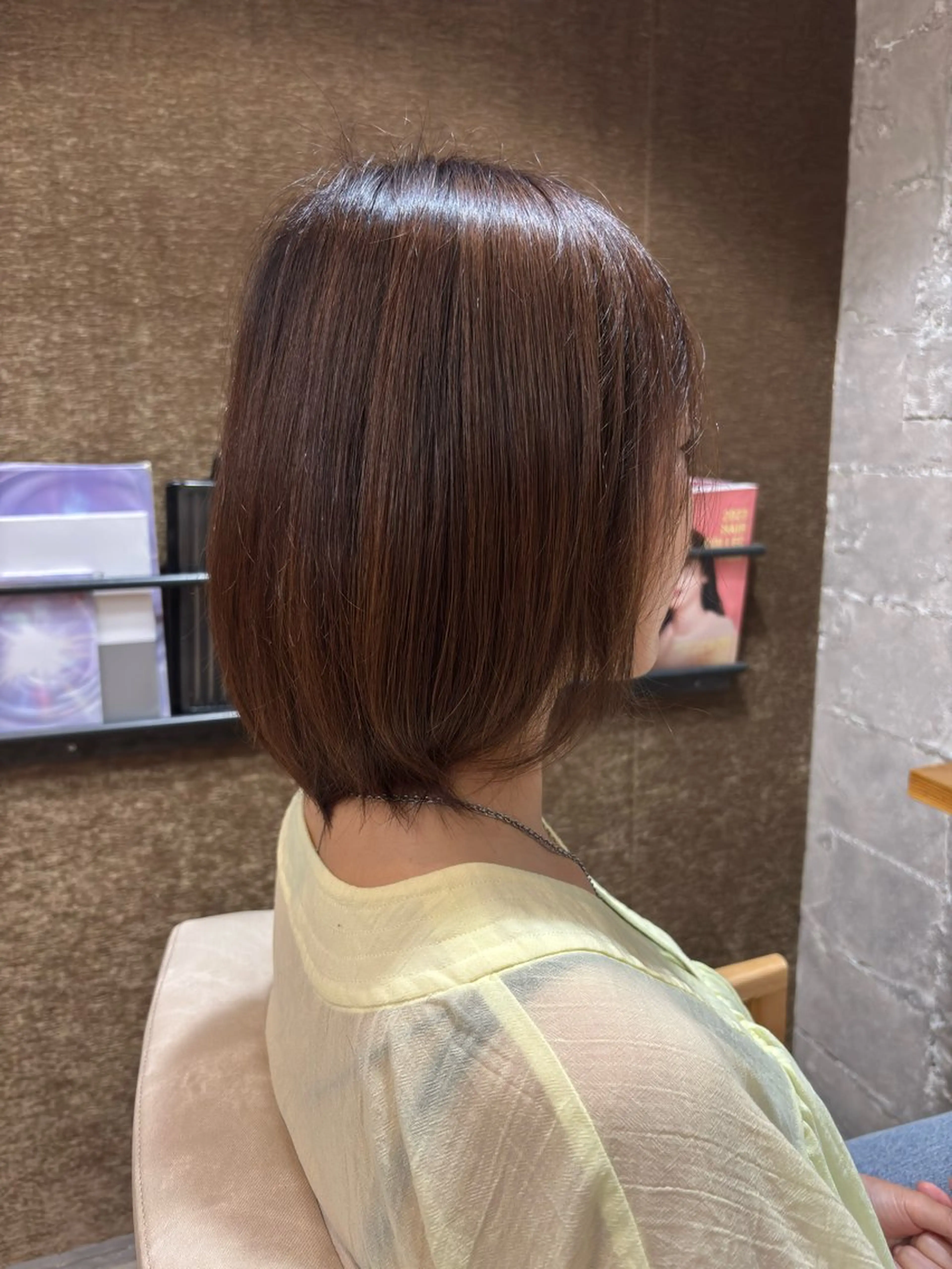 カラー BLUE.所属・うえき ひなのヘアスタイル