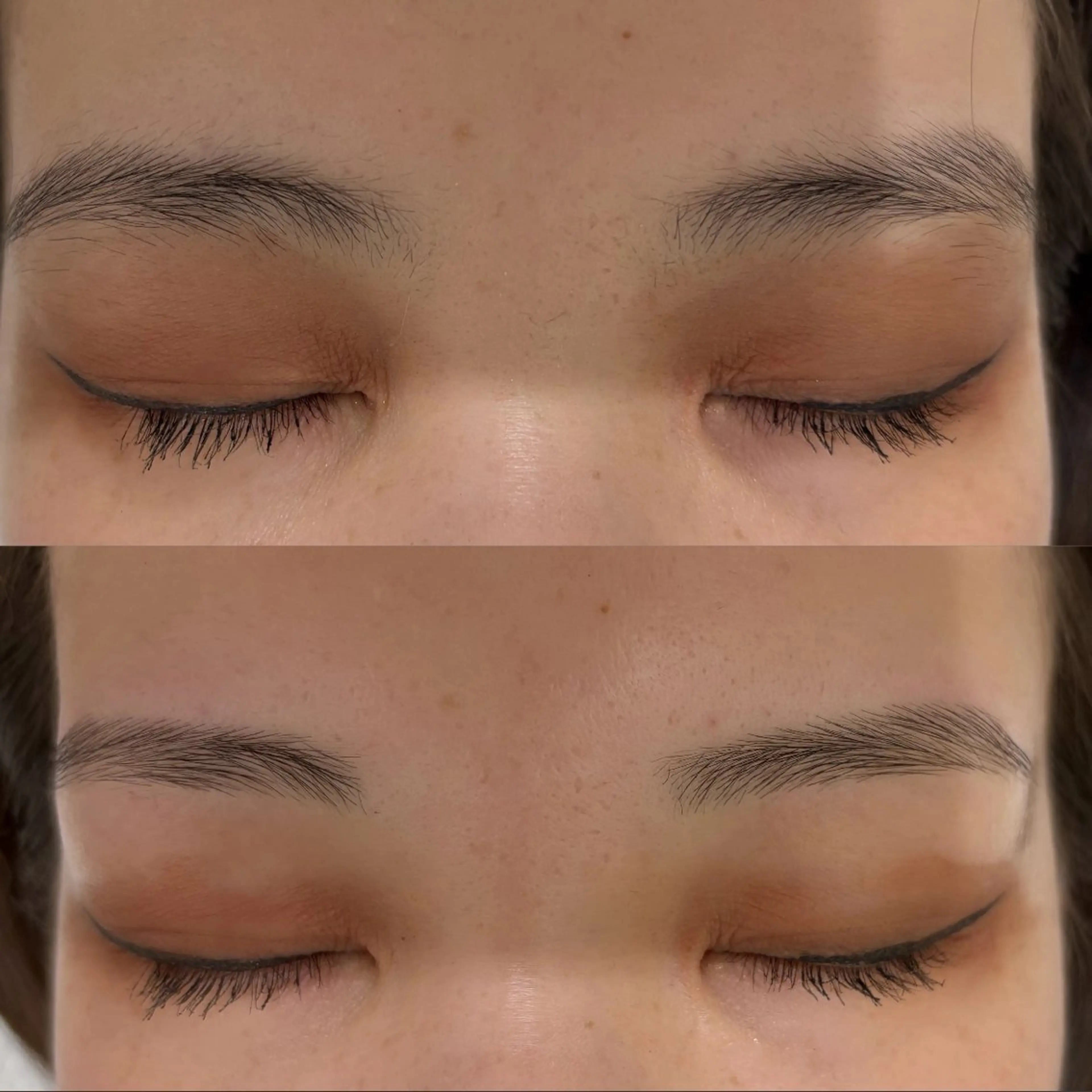 11/13午前中アイブロウワックス×ハリウッドブロウの写真