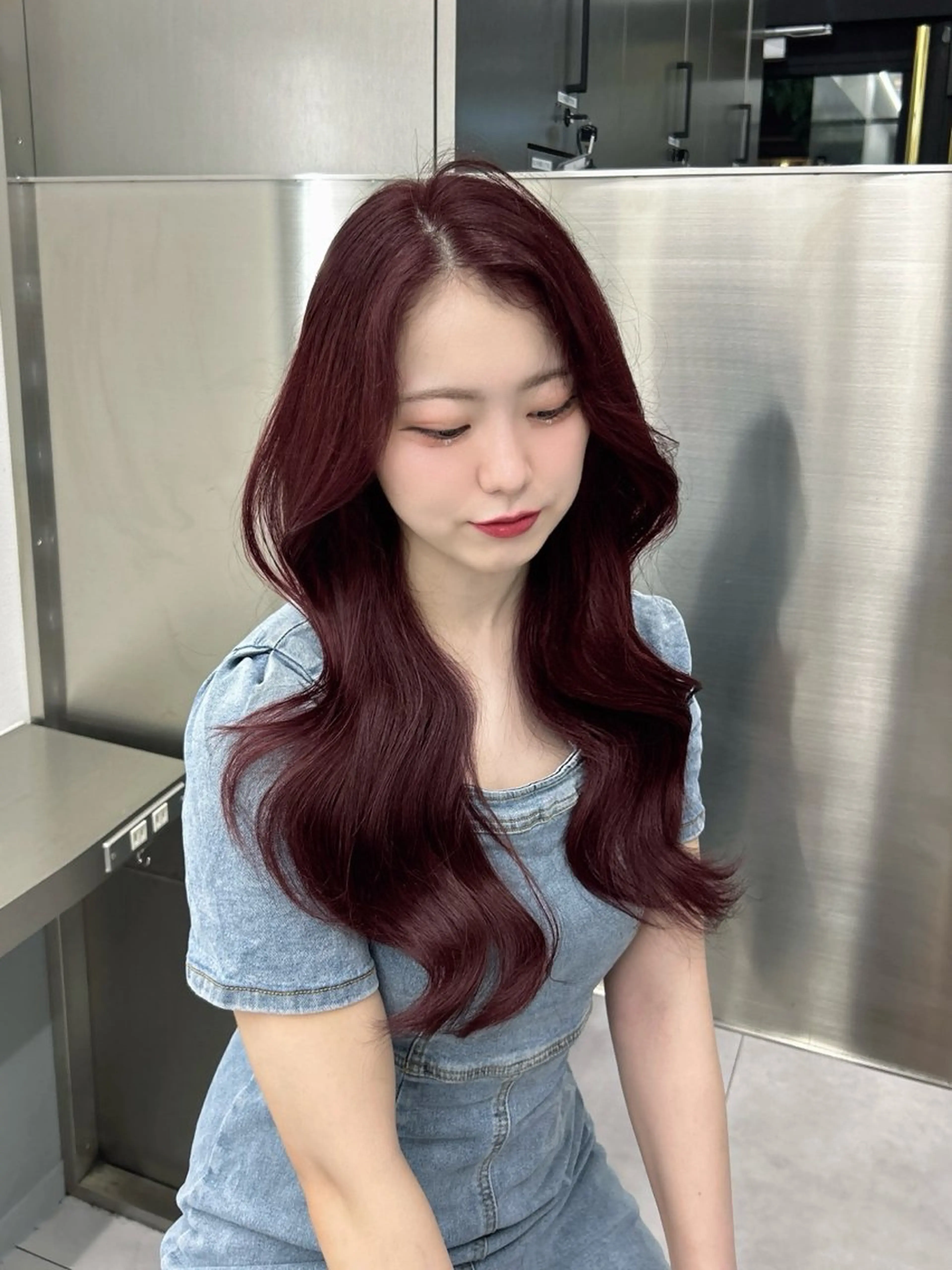 ロング カラー MAEUL NAGOYA所属・⛓ワンホンレイヤー 🥀🖤/あいりのヘアスタイル