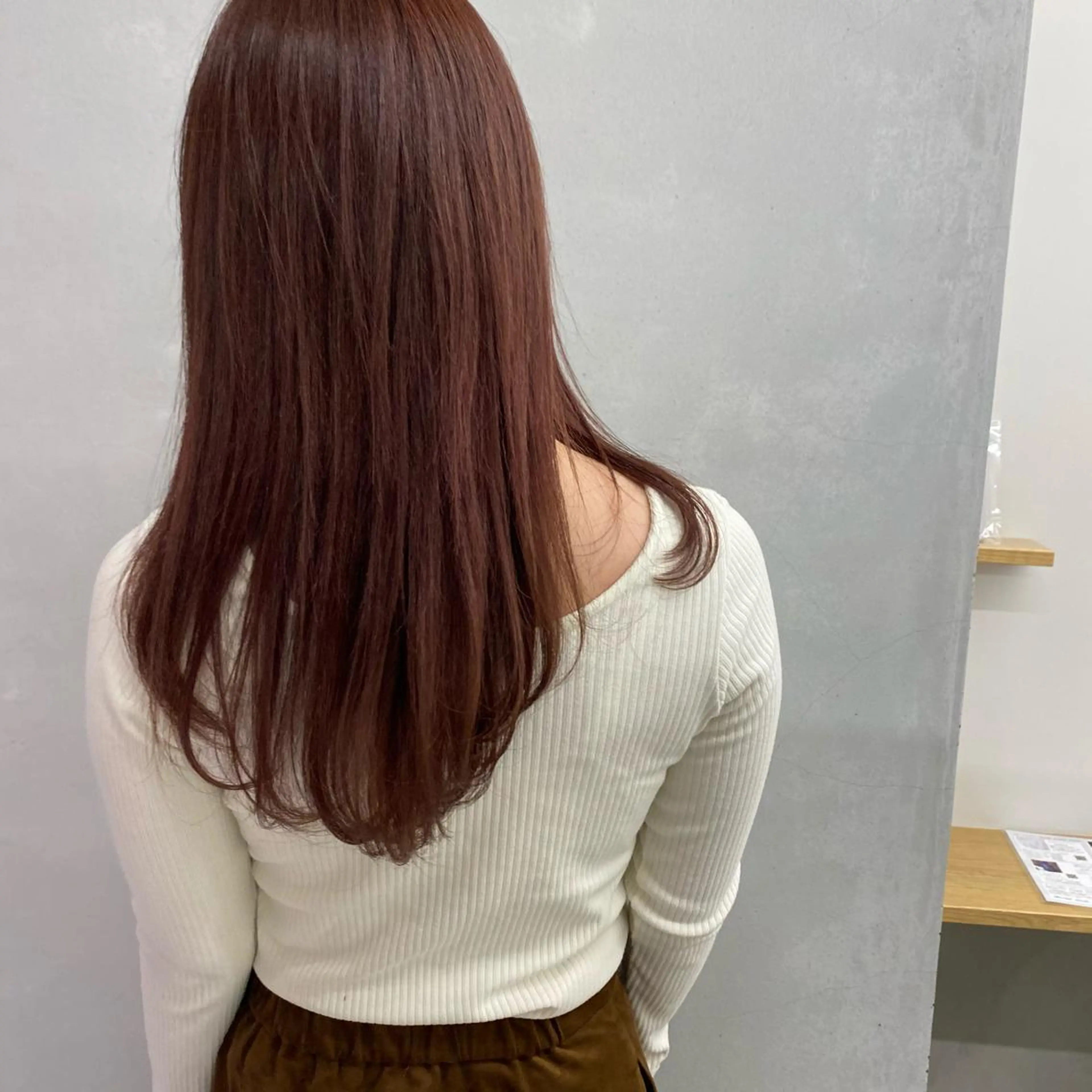 ロング 髪質改善 ヘアカラー トリートメント SANC hair salonのヘアスタイル