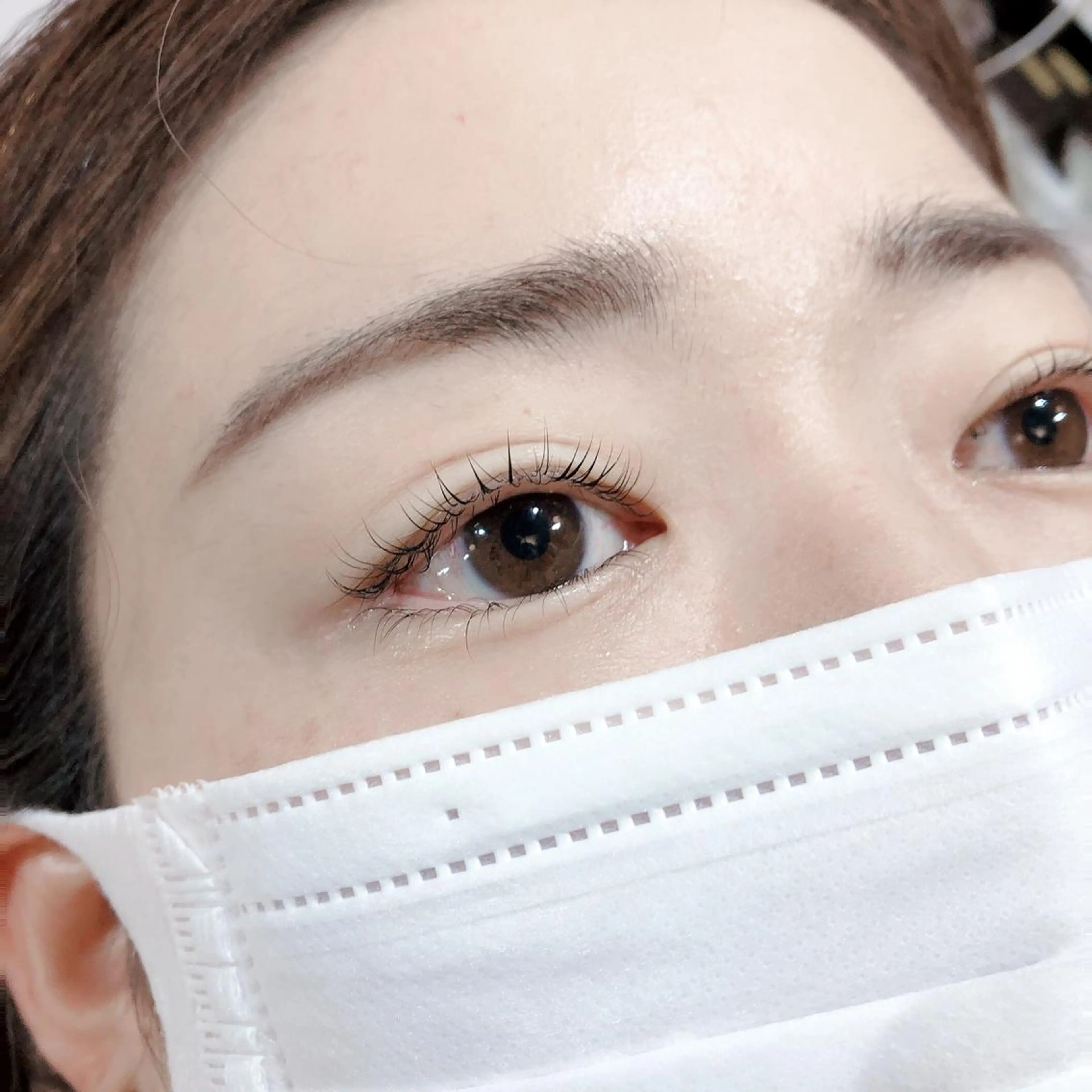 マツエク・マツパ 下まつげエクステ 一重×まつ毛パーマ 渋谷 志保の眉毛・アイブロウイメージ