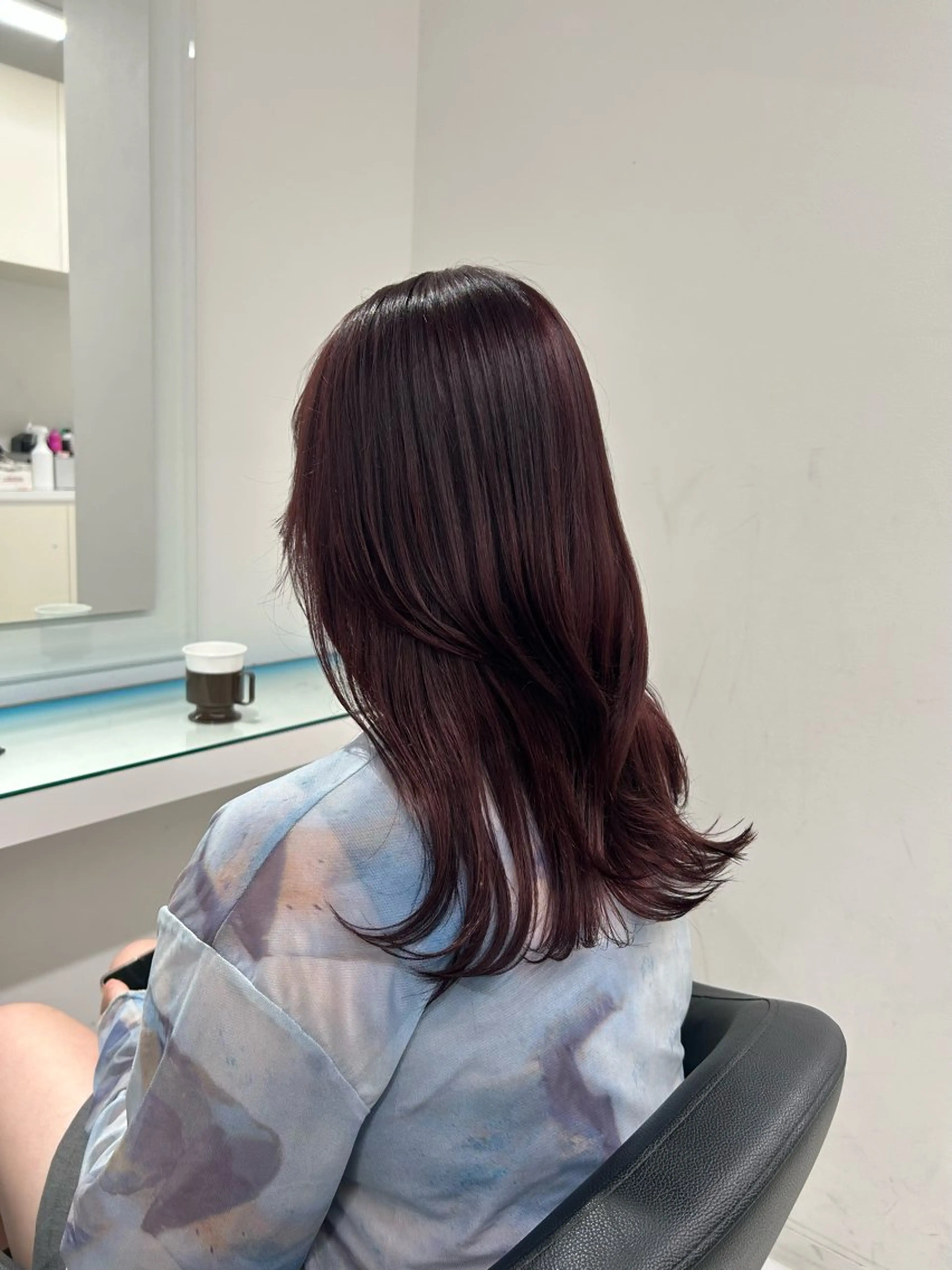 ロング カラー ヘアアレンジ ヘアカラー ブリーチ無し透明感 🕊AZUSAのヘアスタイル