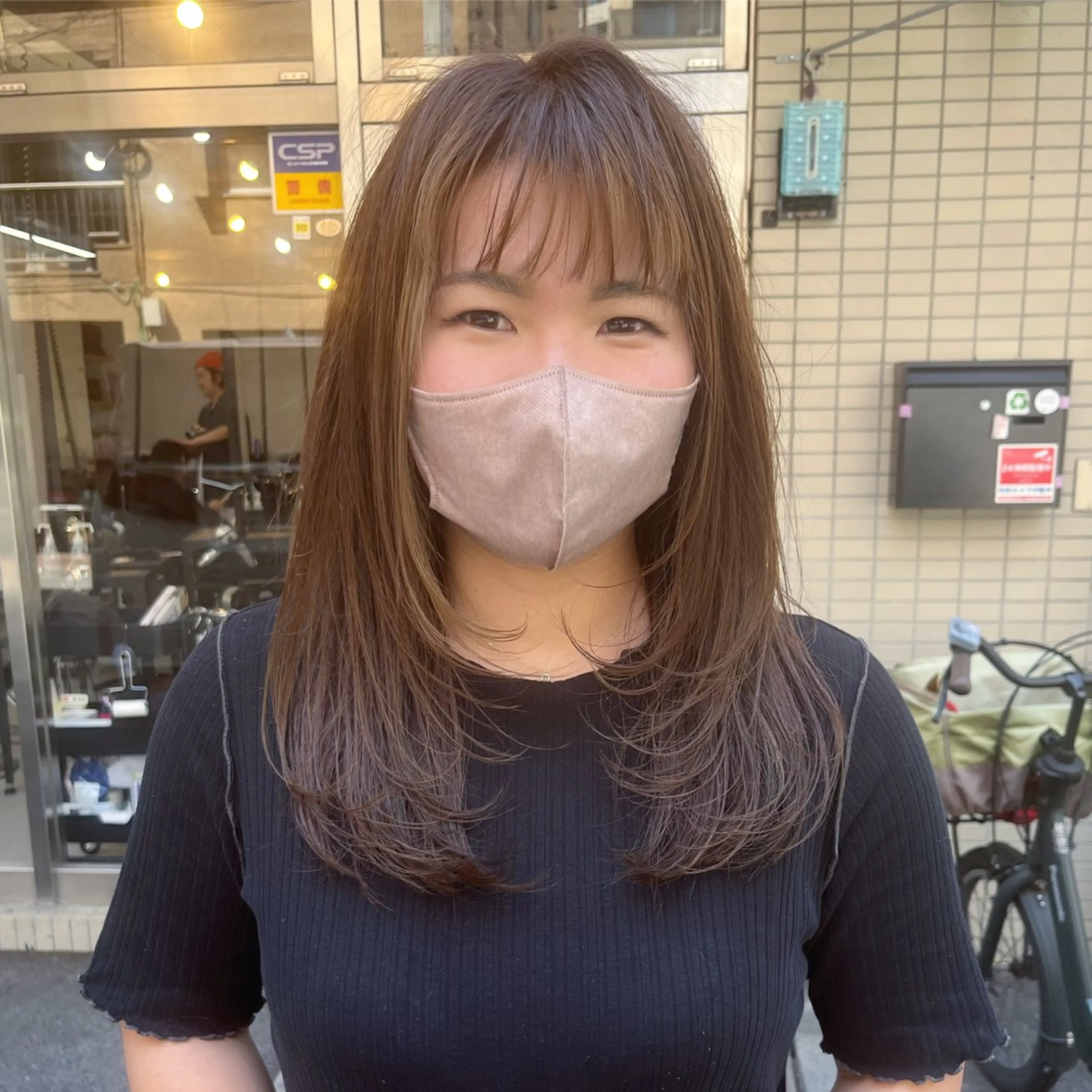 ロング カラー カット ヘアカラー トリートメント sai x所属・奥秋 理紗　sai xのヘアスタイル