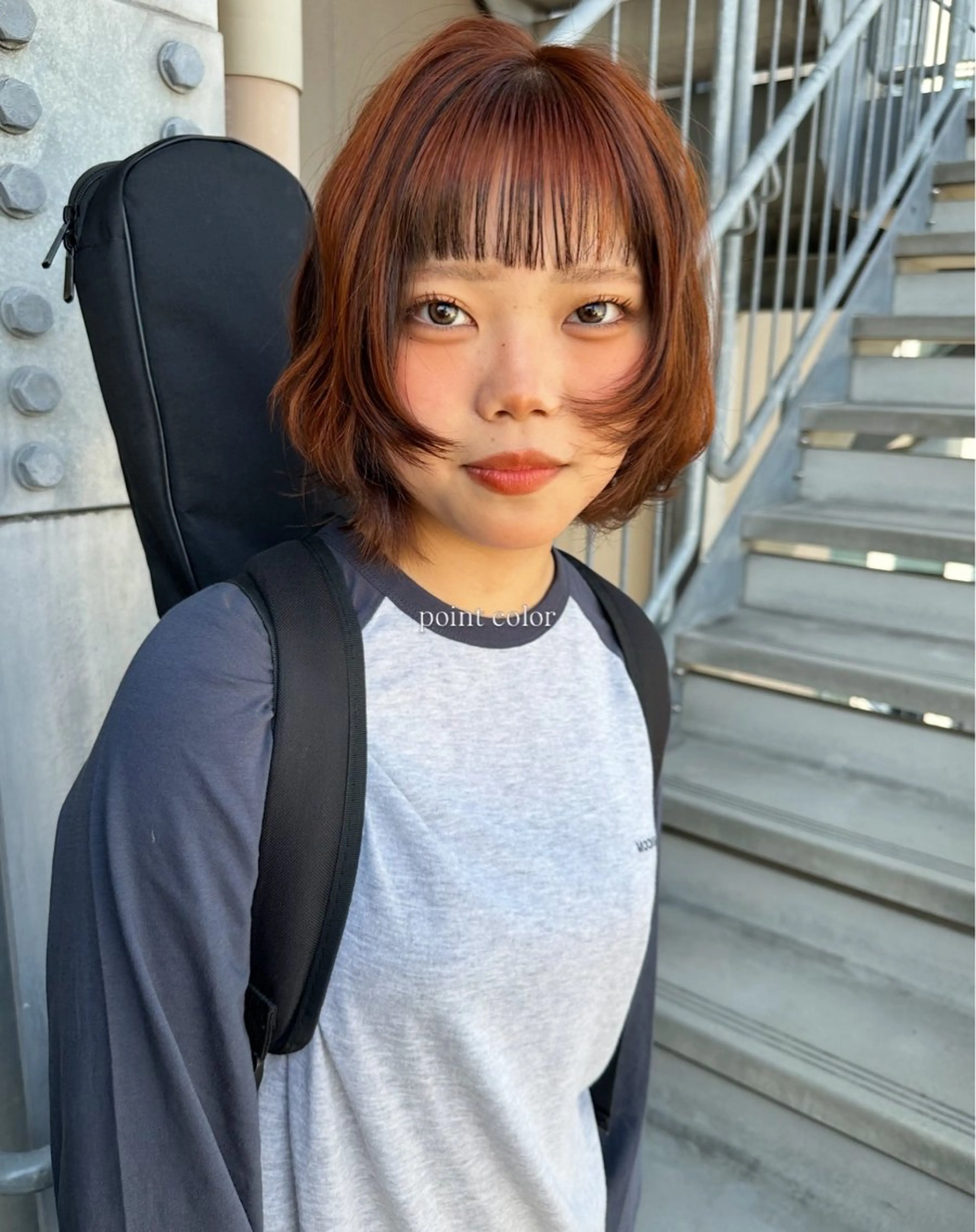 ミディアム ヘアカラー トリートメント iroha/大阪梅田 /ニュアンスカラーのヘアスタイル