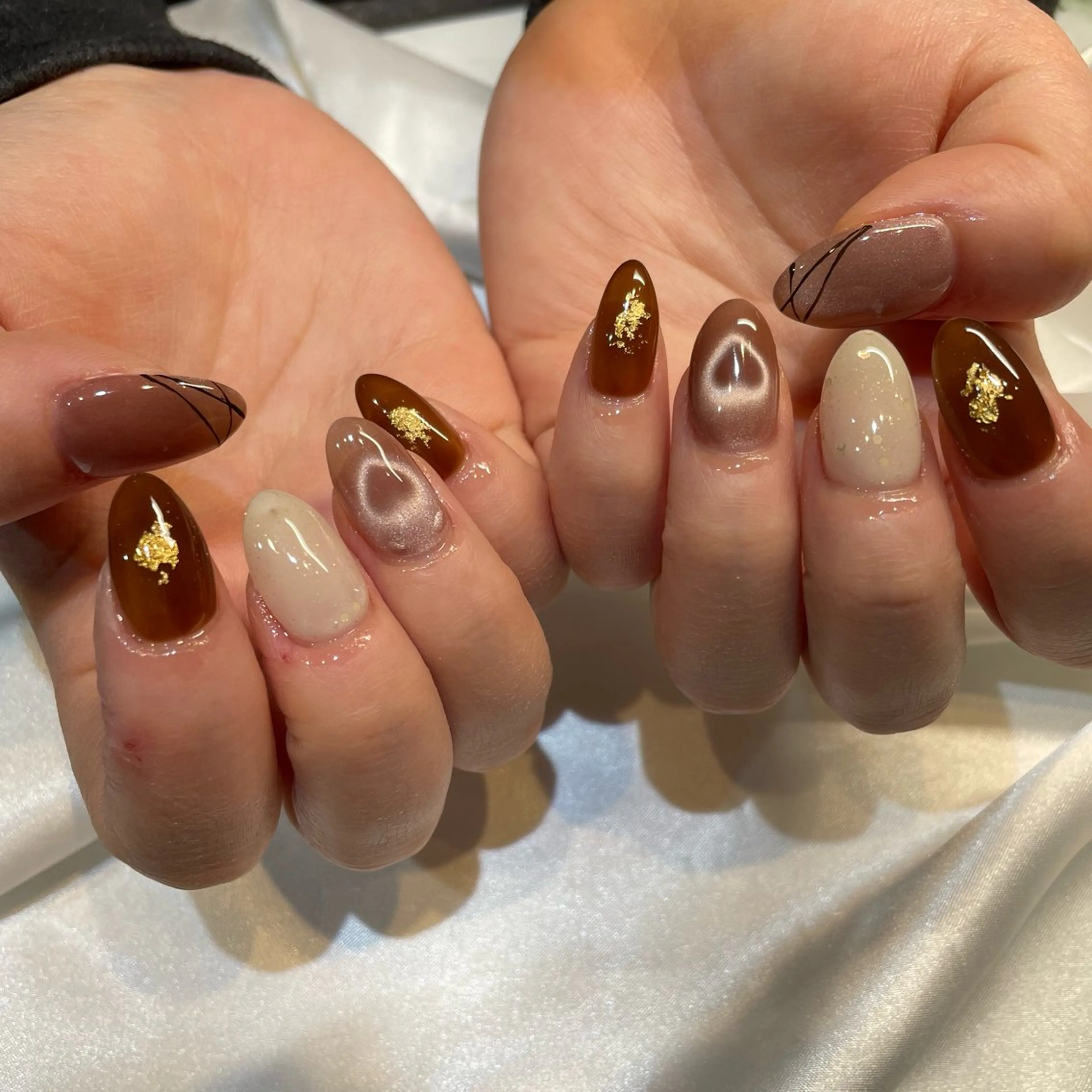 ネイル ハンドネイル 糀屋 彩奈のネイルデザイン