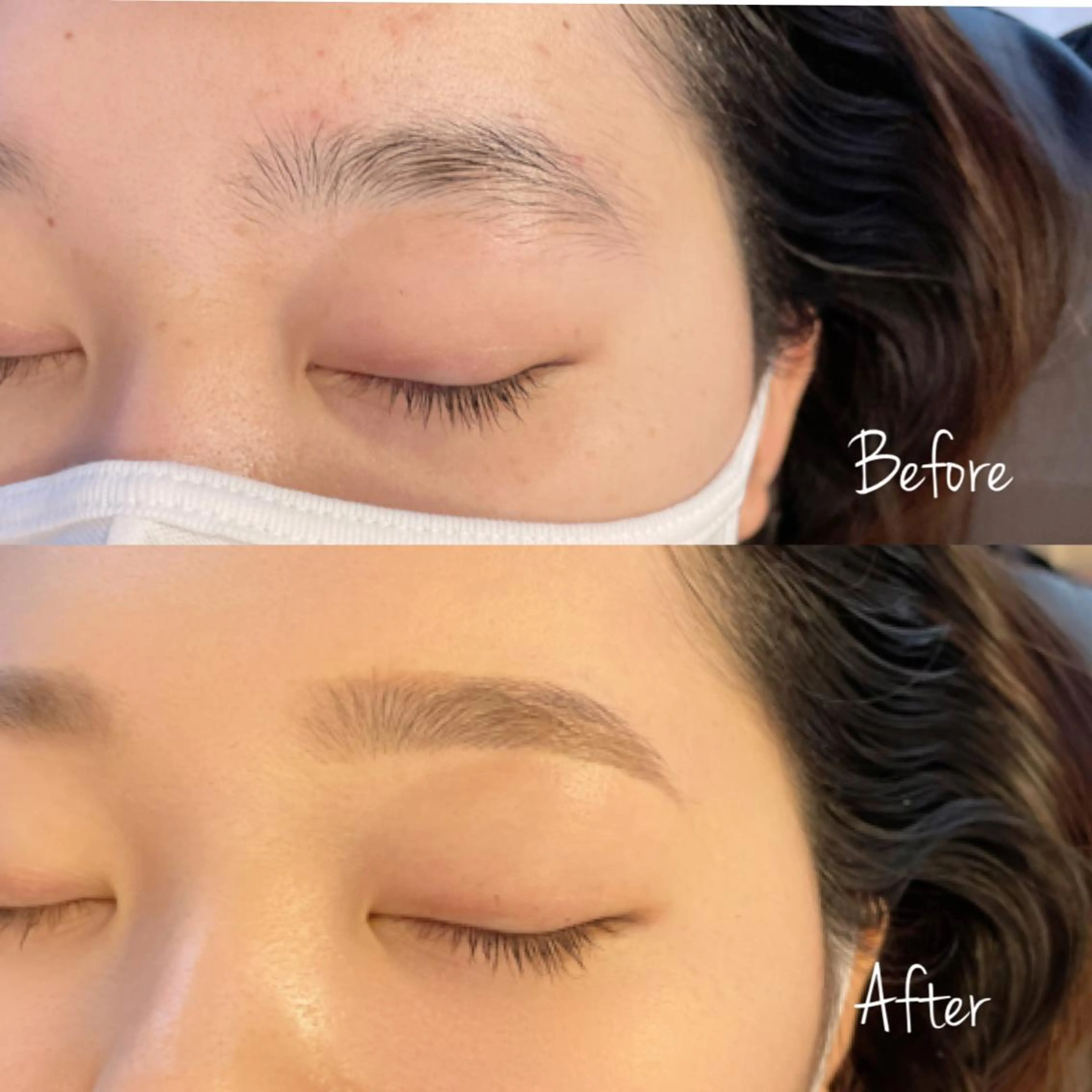 アイブロウ脱毛wax1回❤️¥4000👀✨の写真