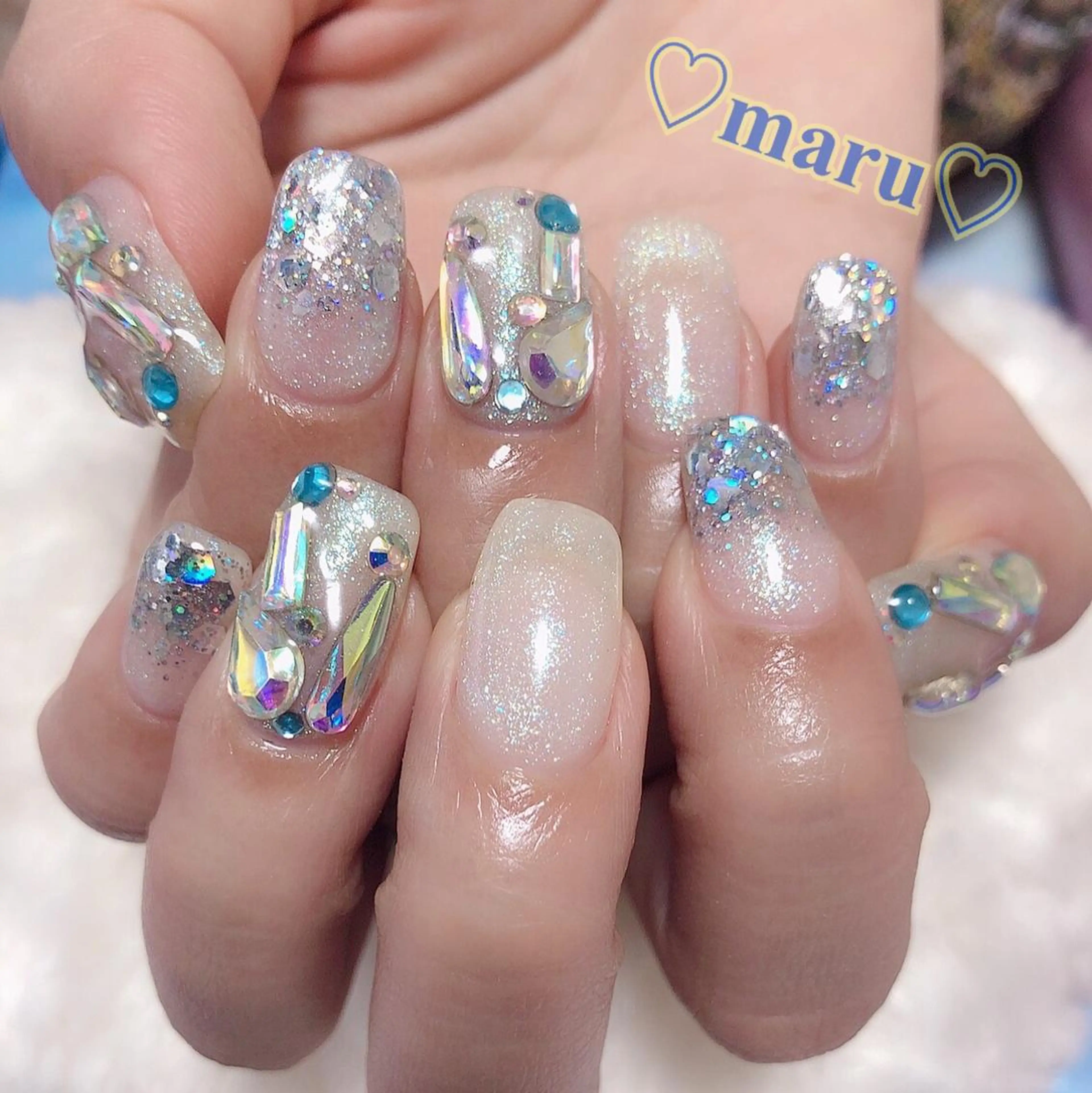 ネイル ハンドネイル フットネイル まるみ ♡のネイルデザイン