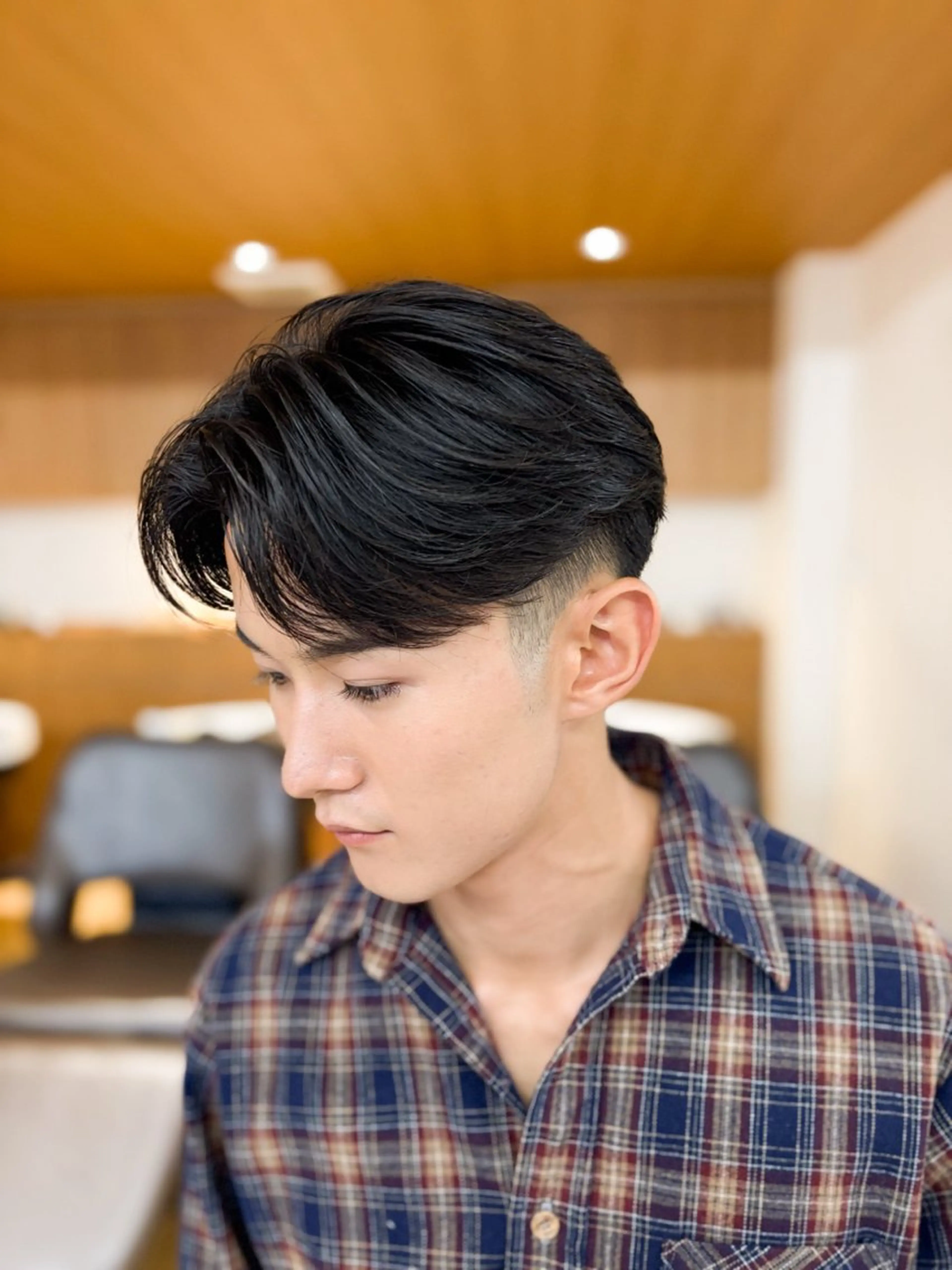 ショート パーマ メンズ ビジネス 縮毛矯正 カット 縮毛矯正 【メンズ縮毛矯正】 FILMS  軍司のヘアスタイル