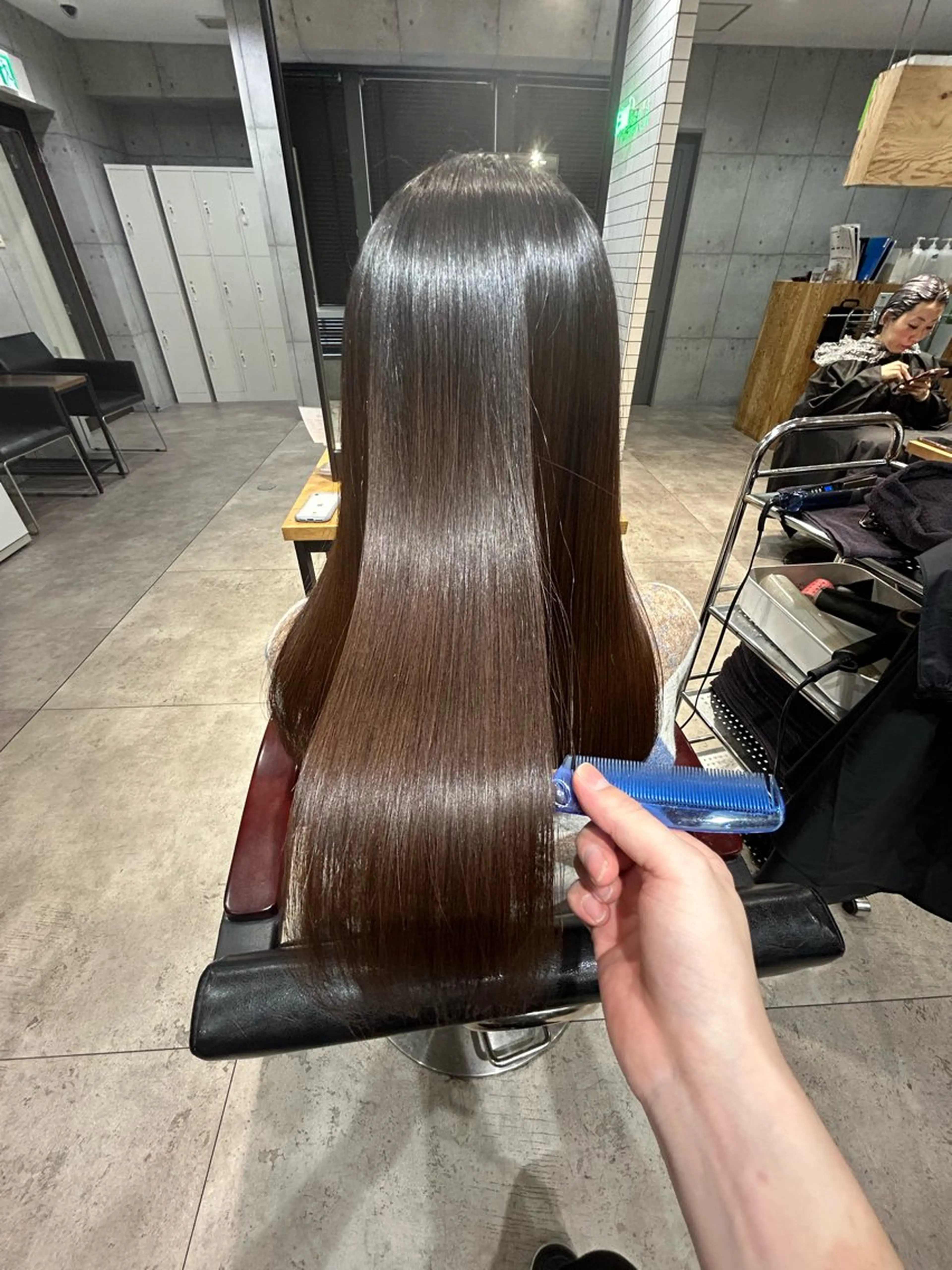 ロング カット 縮毛矯正 ヘッドスパ ヘアセット 🌈艶髪人気№１🌈 newi池袋店⭐江口のヘアスタイル