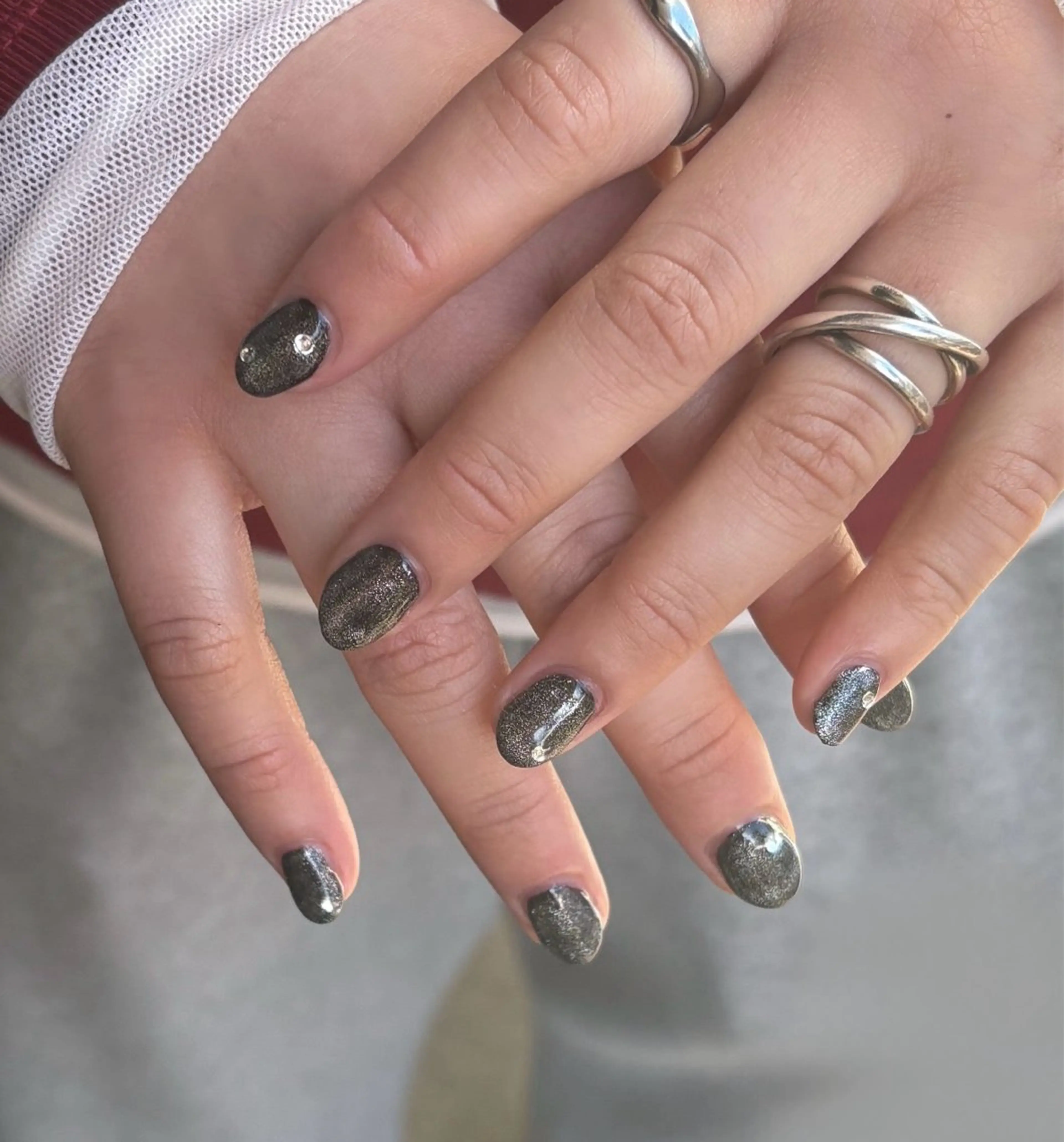 ネイル マグネットネイル フットネイル 羽兼 楓夏のマツエク・マツパデザイン