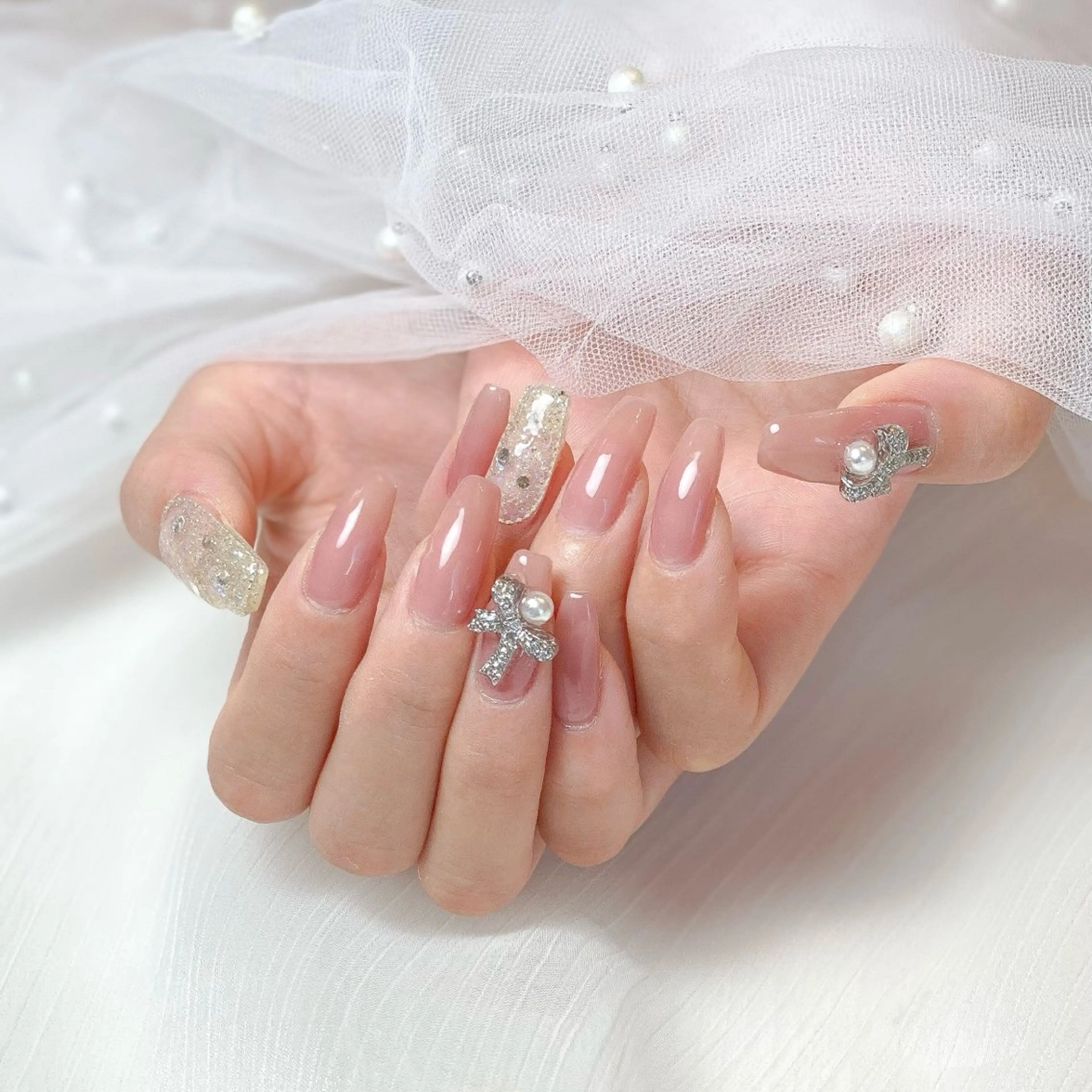 ネイル ネイル空間所属・muguet🎀 nailのネイルデザイン