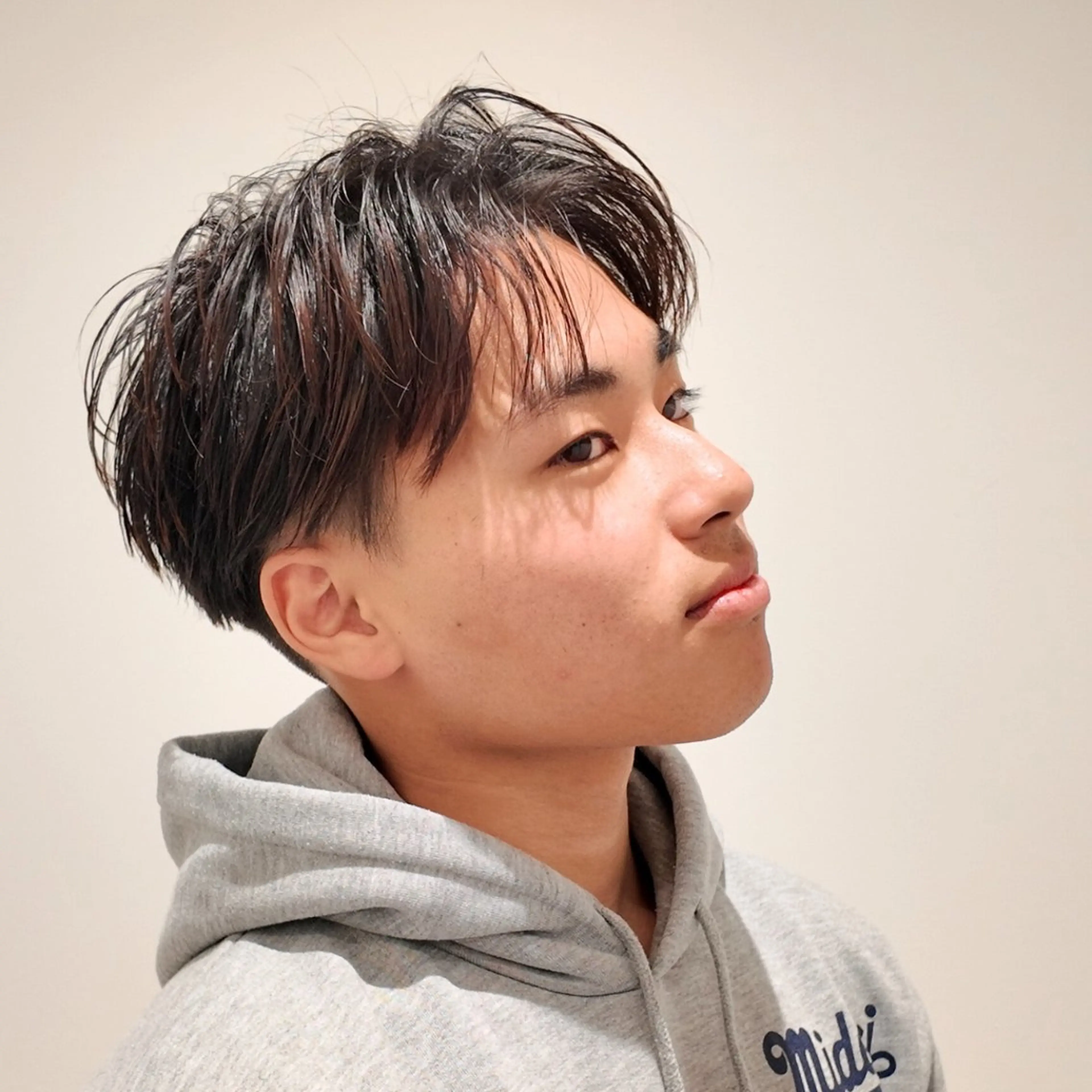 ショート カラー パーマ メンズ カット パーマ SALOWIN名古屋Suite店所属・名古屋のメンズ特化 美容師/わたるのヘアスタイル