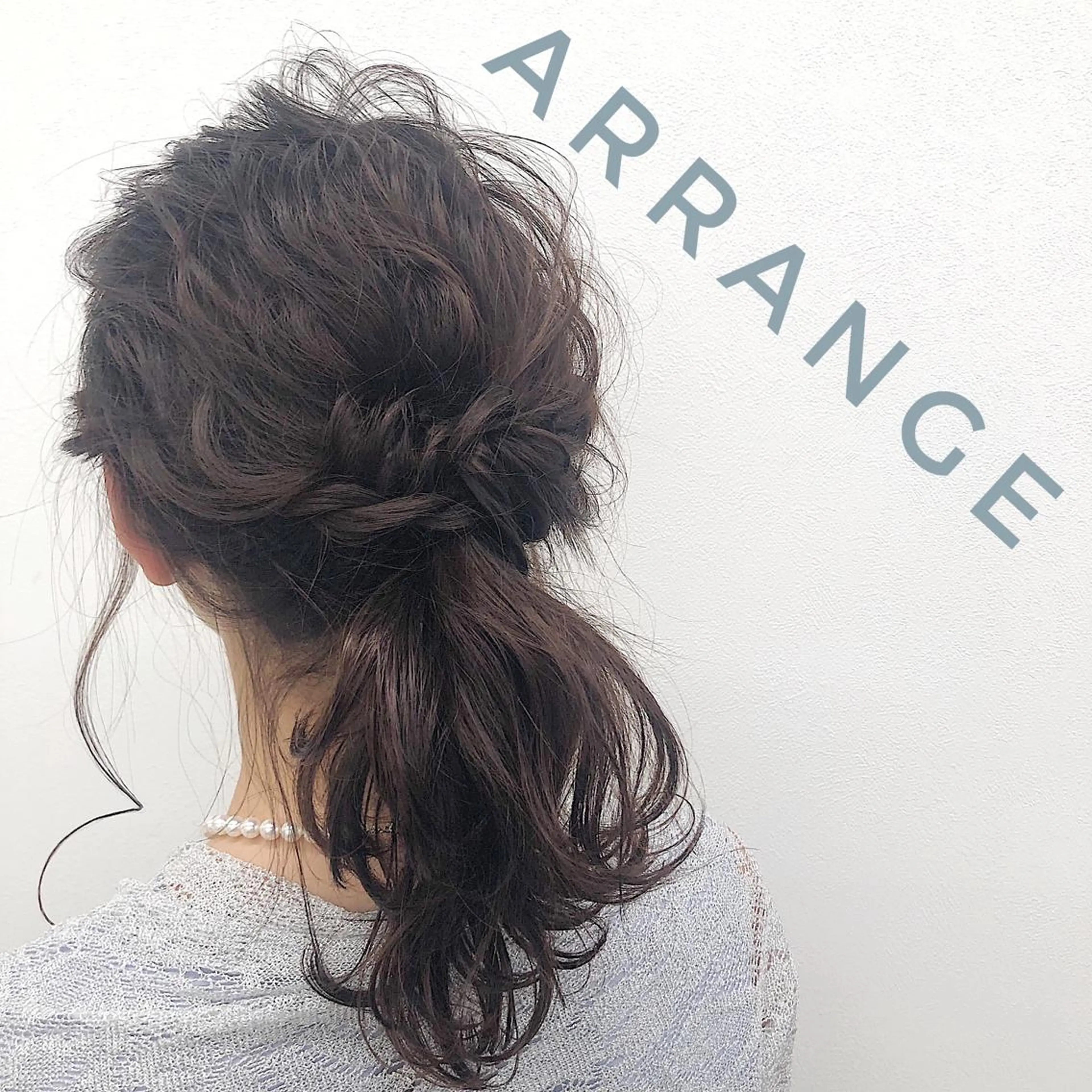 セミロング ヘアアレンジ YU-KA ✂︎ROSSOのヘアスタイル