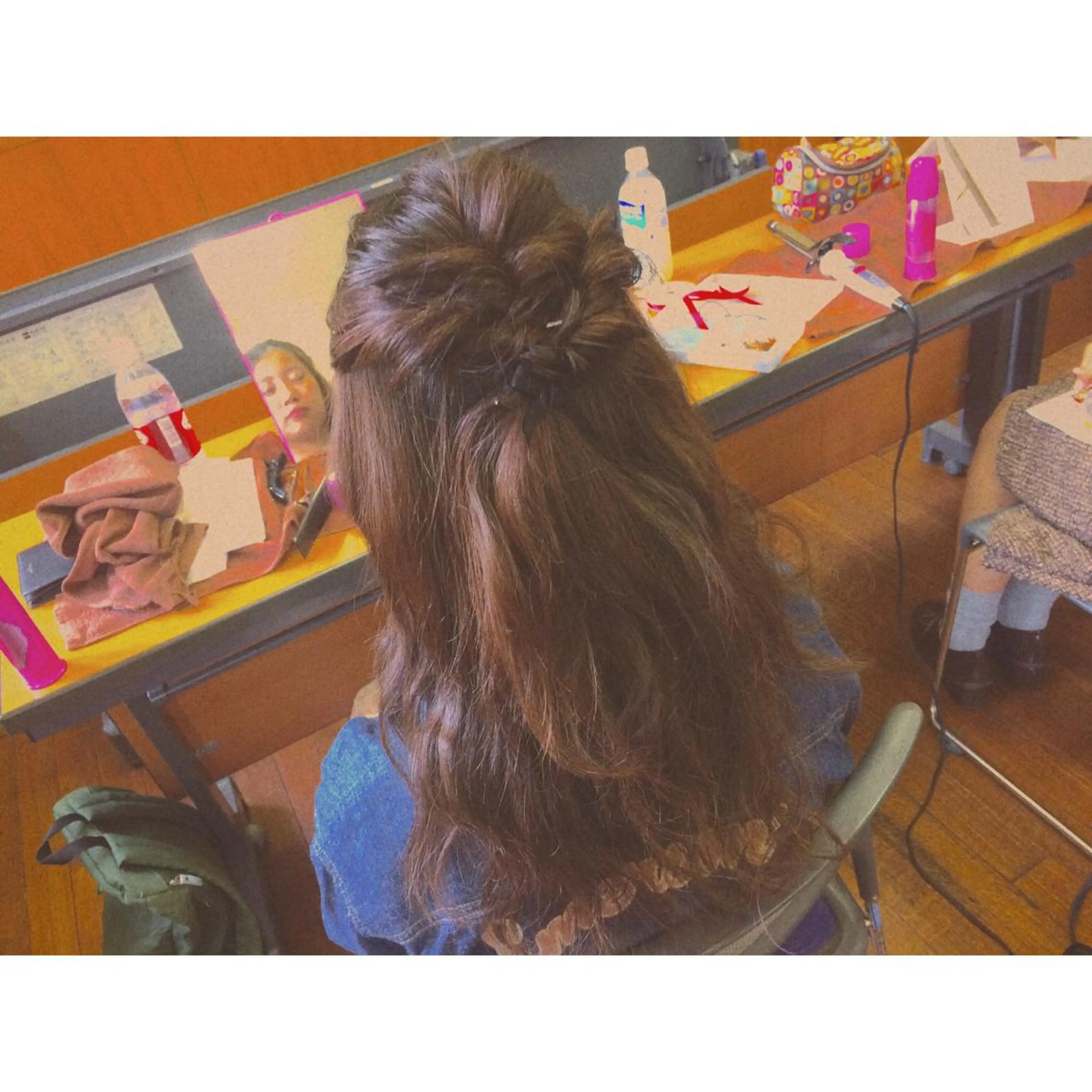 ヘアアレンジ 藤井 菜緒のヘアスタイル