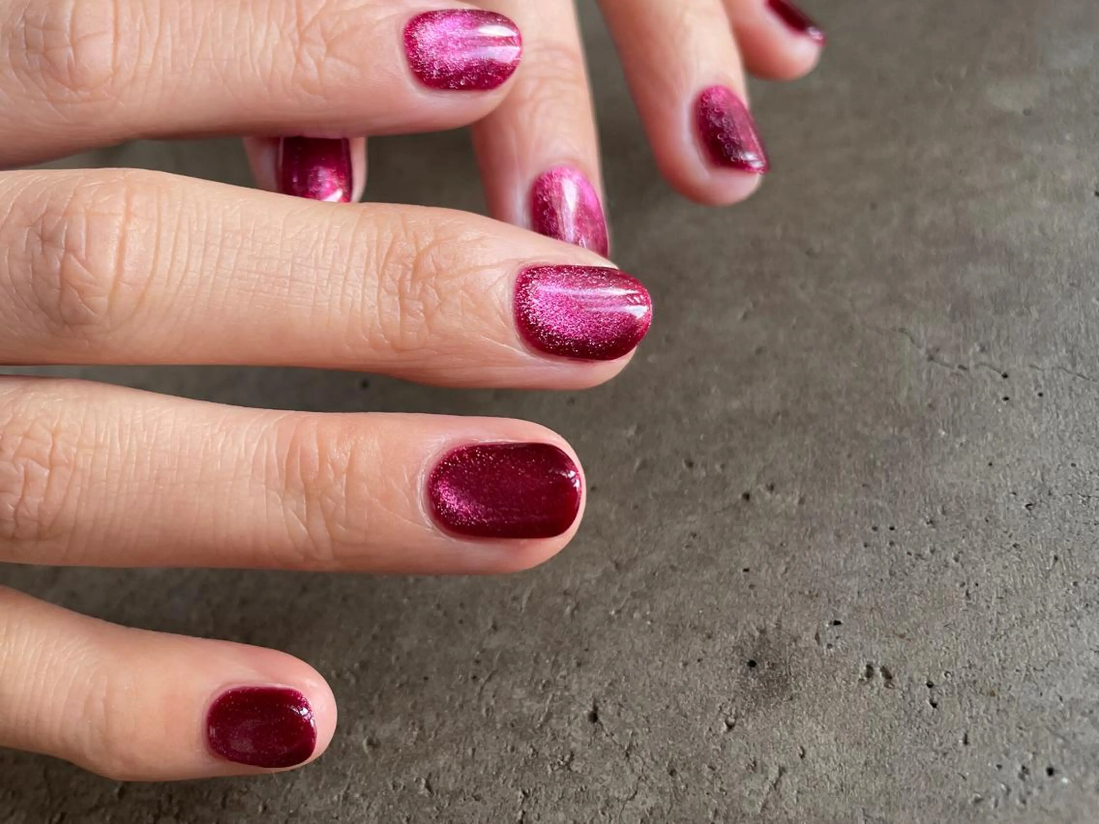 ネイル マグネットネイル ハンドネイル MARUNAIL Misakiのネイルデザイン