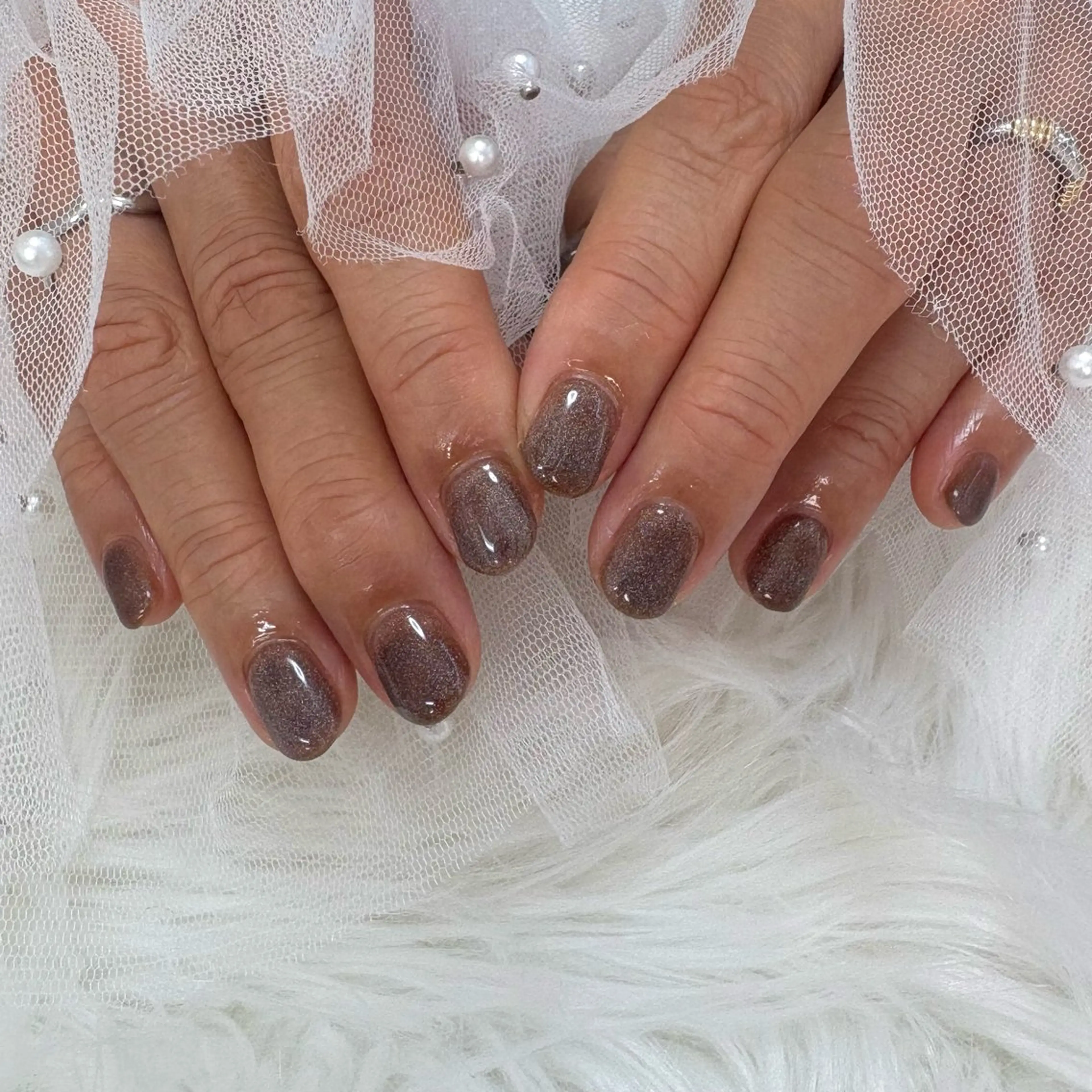 ネイル マグネットネイル ハンドネイル SHINE nail salonのネイルデザイン