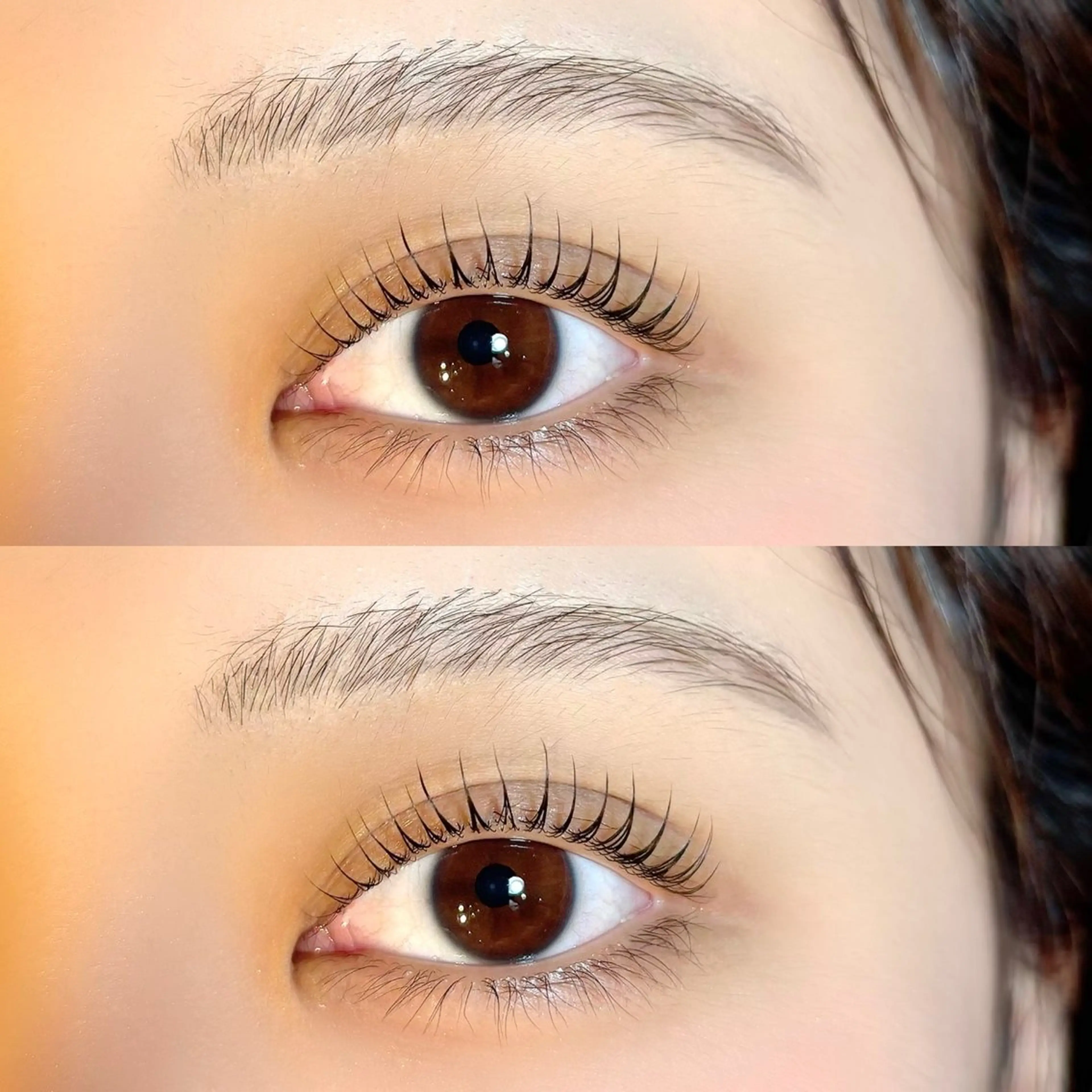 まつ毛パーマ（コーティング仕上げ○）の写真