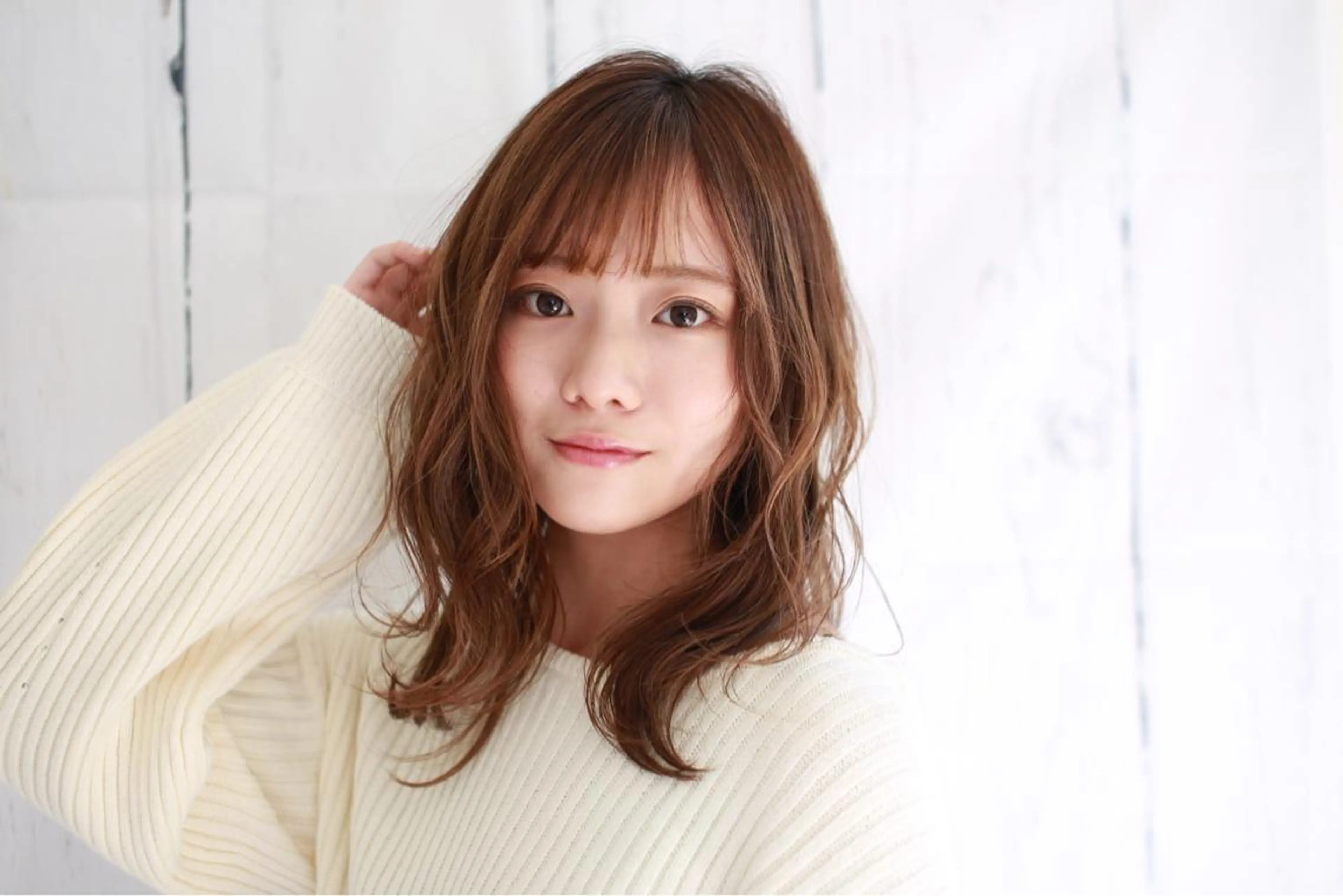 セミロング 🌟ROUGE 🧸おびつななみのヘアスタイル