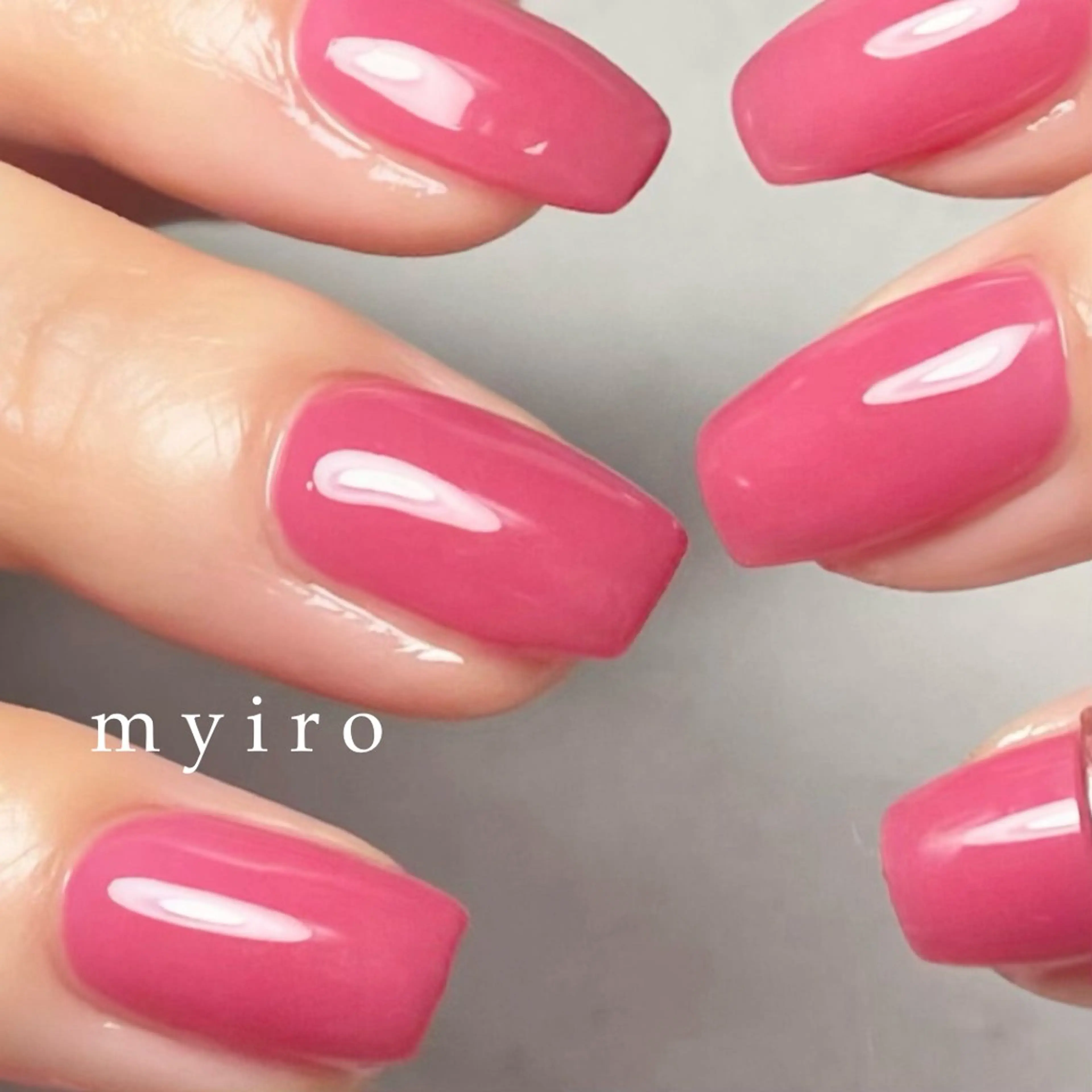 ネイル ピンク myiro【マイロ】 林のネイルデザイン