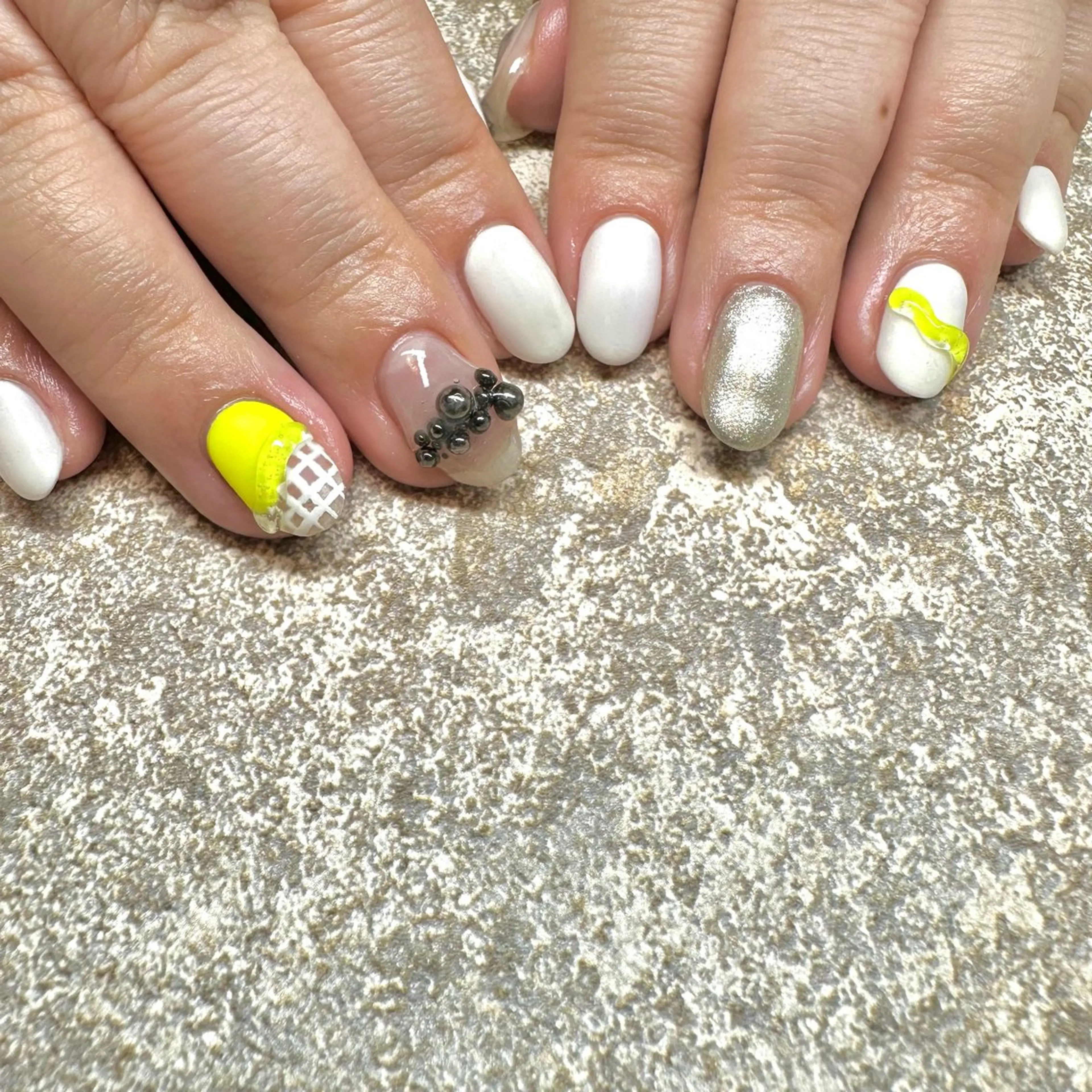 ネイル アートネイル ハンドネイル フットネイル GéRanium Harukaのネイルデザイン